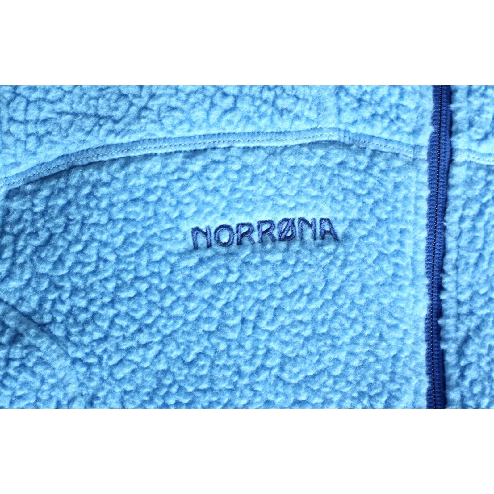 Vintage NORRONA Trollveggen Fleece Jacket Women M Blue MJ5739 Size M / US 6-8 / IT 42-44 - 4 Thumbnail