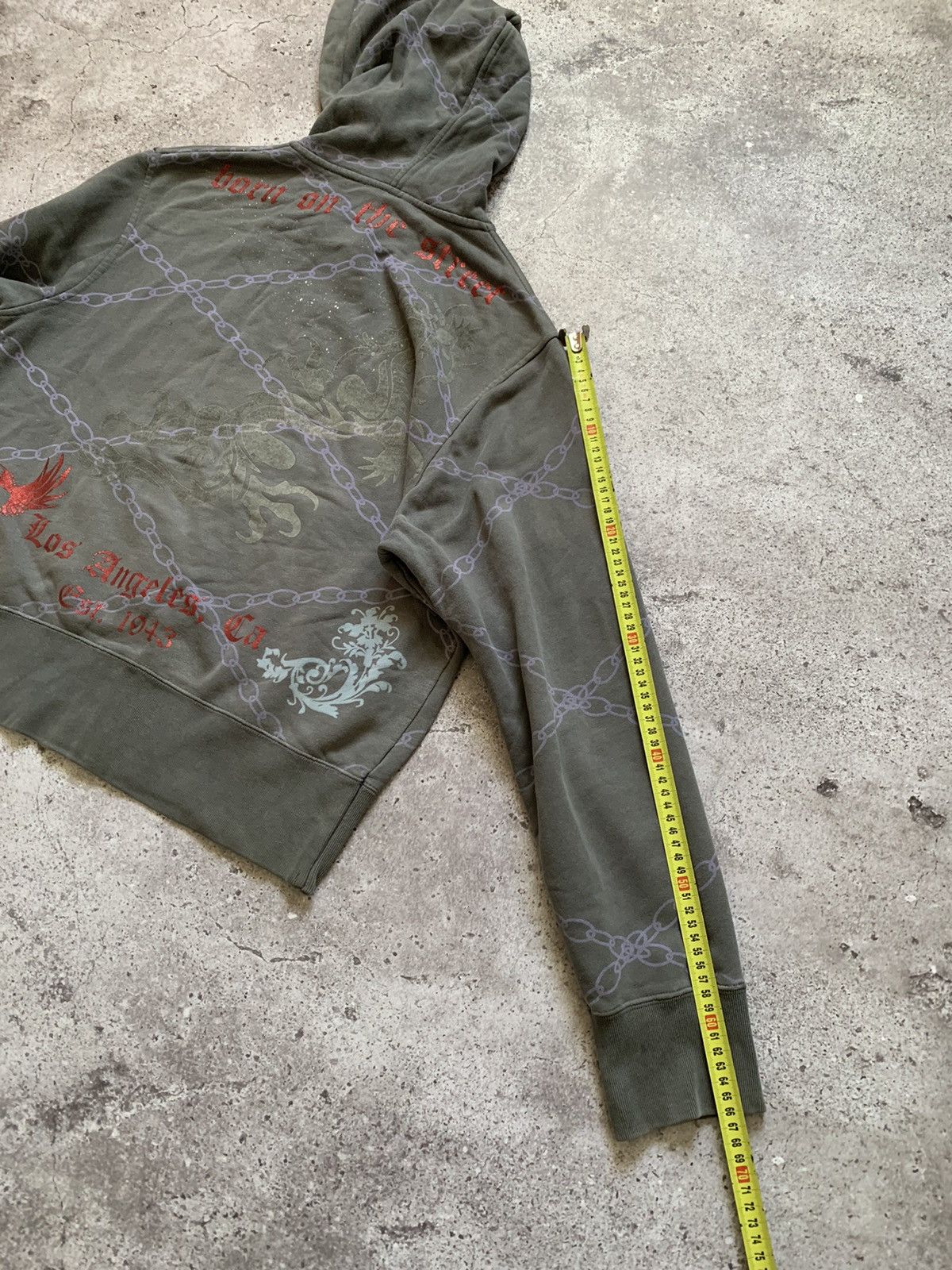 Vintage LOS ANGELES x SMET ZIP UP HOODIE Size US M / EU 48-50 / 2 - 14 Thumbnail