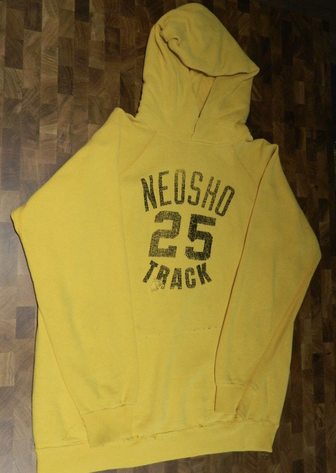 Vintage Neosho Track Yellow Hoodie Size US M / EU 48-50 / 2 - 1 Thumbnail