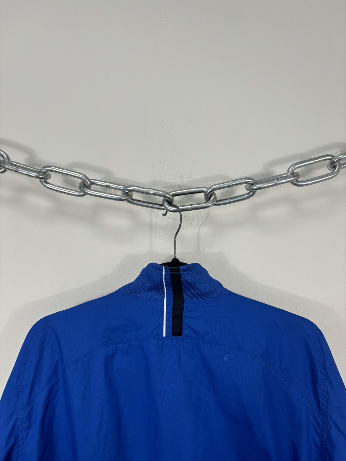 Nike Vintage Nike Y2K Blue Retro Hype Full Zip Track Jacket Size US L / EU 52-54 / 3 - 16 Thumbnail