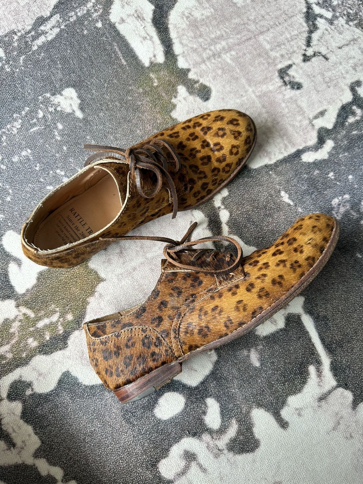 14th Addiction 00’s Rattletrap leopard leathers shoes Size US 6 / EU 39 - 9 Thumbnail