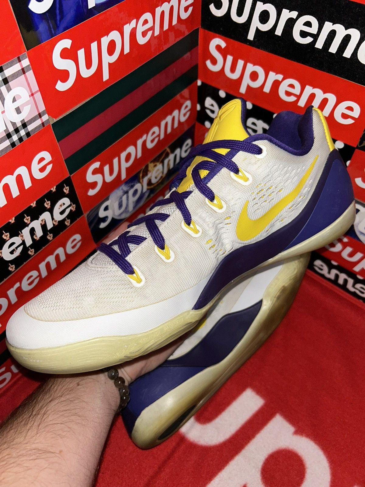 Nike Nike Zoom Kobe 9 IX NikeID ID ‘Lakers’ 688501-991 size 12 Size US 12 / EU 45 - 8 Thumbnail