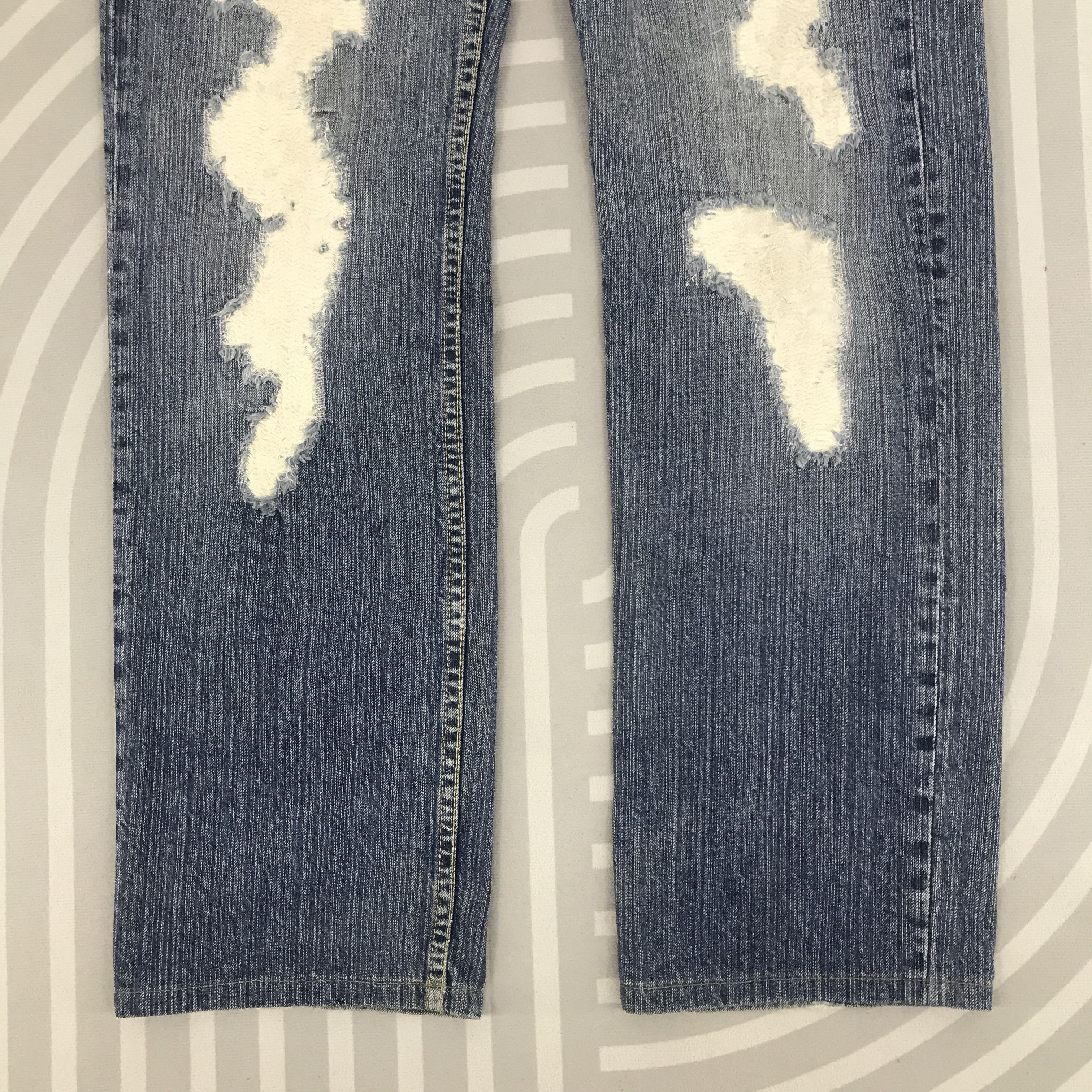 Takeo Kikuchi × Vintage Vintage Takeo Kikuchi Ripped Distressed Denim jeans pants Size US 32 / EU 48 - 3 Thumbnail