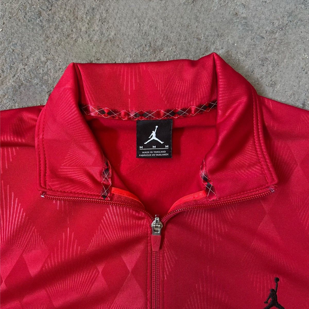 Jordan Brand × Nike Jordan Dri-Fit Classic Red Zip-Up Track Jacket Size US M / EU 48-50 / 2 - 4 Thumbnail