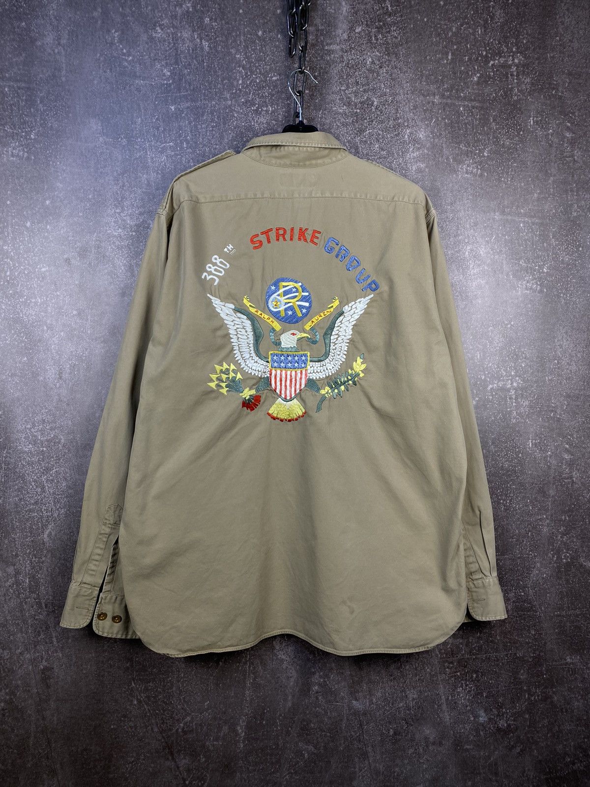 Polo Ralph Lauren Polo Ralph Lauren Military Eagle 388th Strike Group Оvershot Size US XL / EU 56 / 4 - 1 Thumbnail