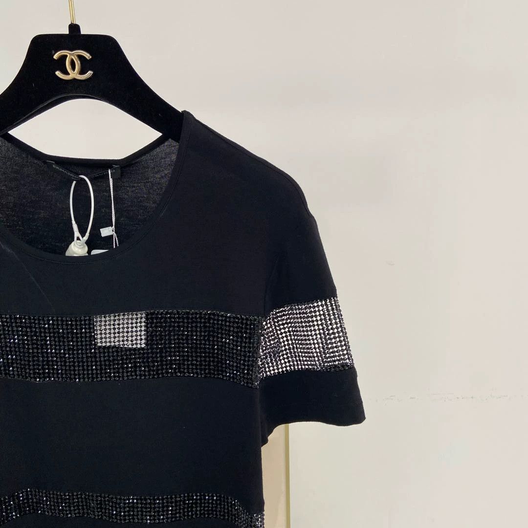 Other Esanno Scernno Black Diamond T-shirt 42 Size M / US 6-8 / IT 42-44 - 3 Thumbnail
