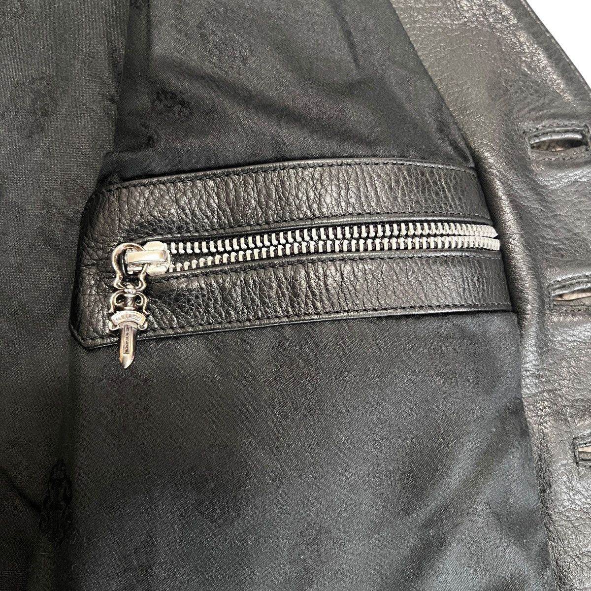 Chrome Hearts CHROME HEARTS Special Order Leather Vest XL Size US L / EU 52-54 / 3 - 14 Thumbnail