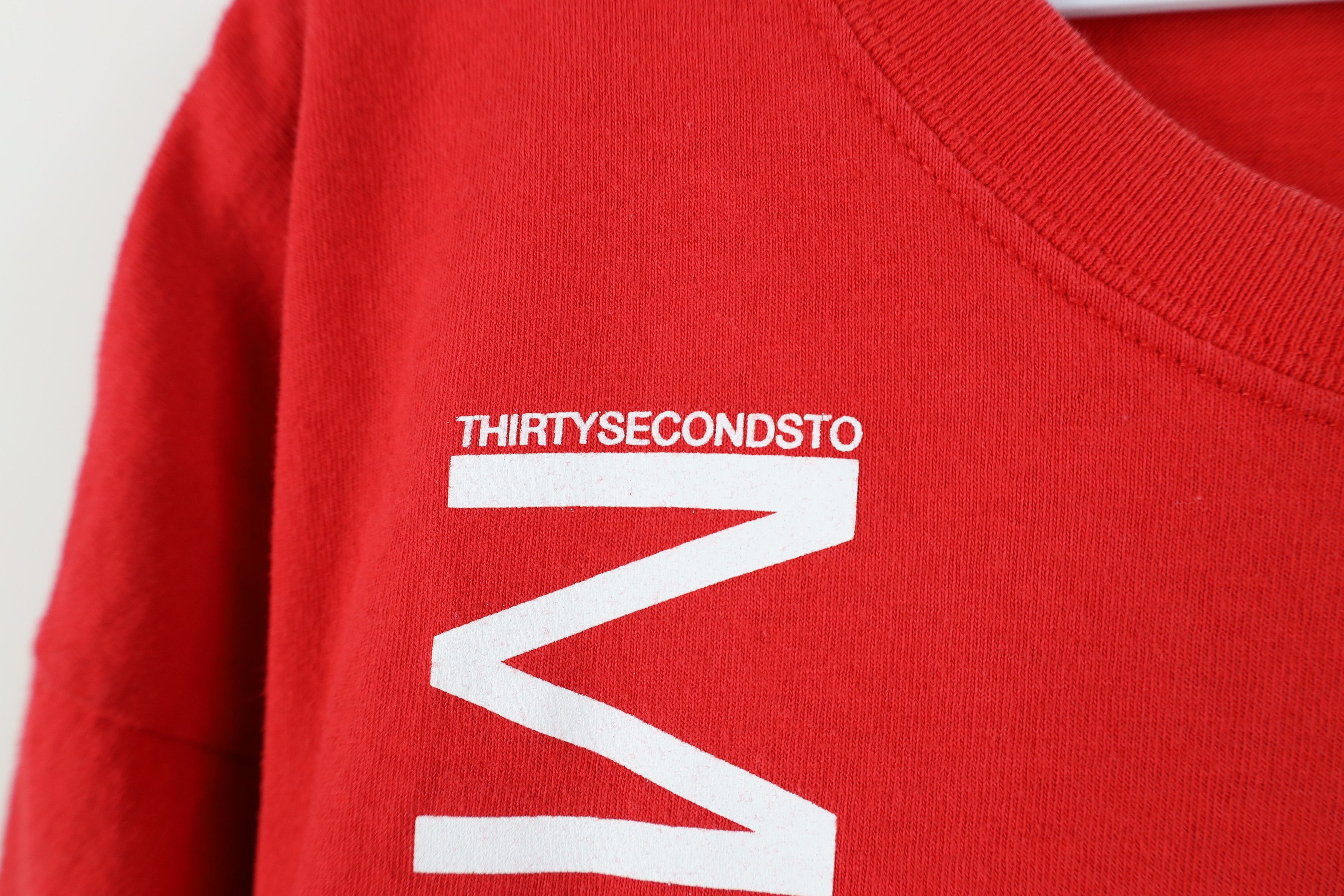 Vintage Vintage Y2K In Altum 30 Thirty Seconds To Mars Band T-Shirt Size US XL / EU 56 / 4 - 5 Thumbnail