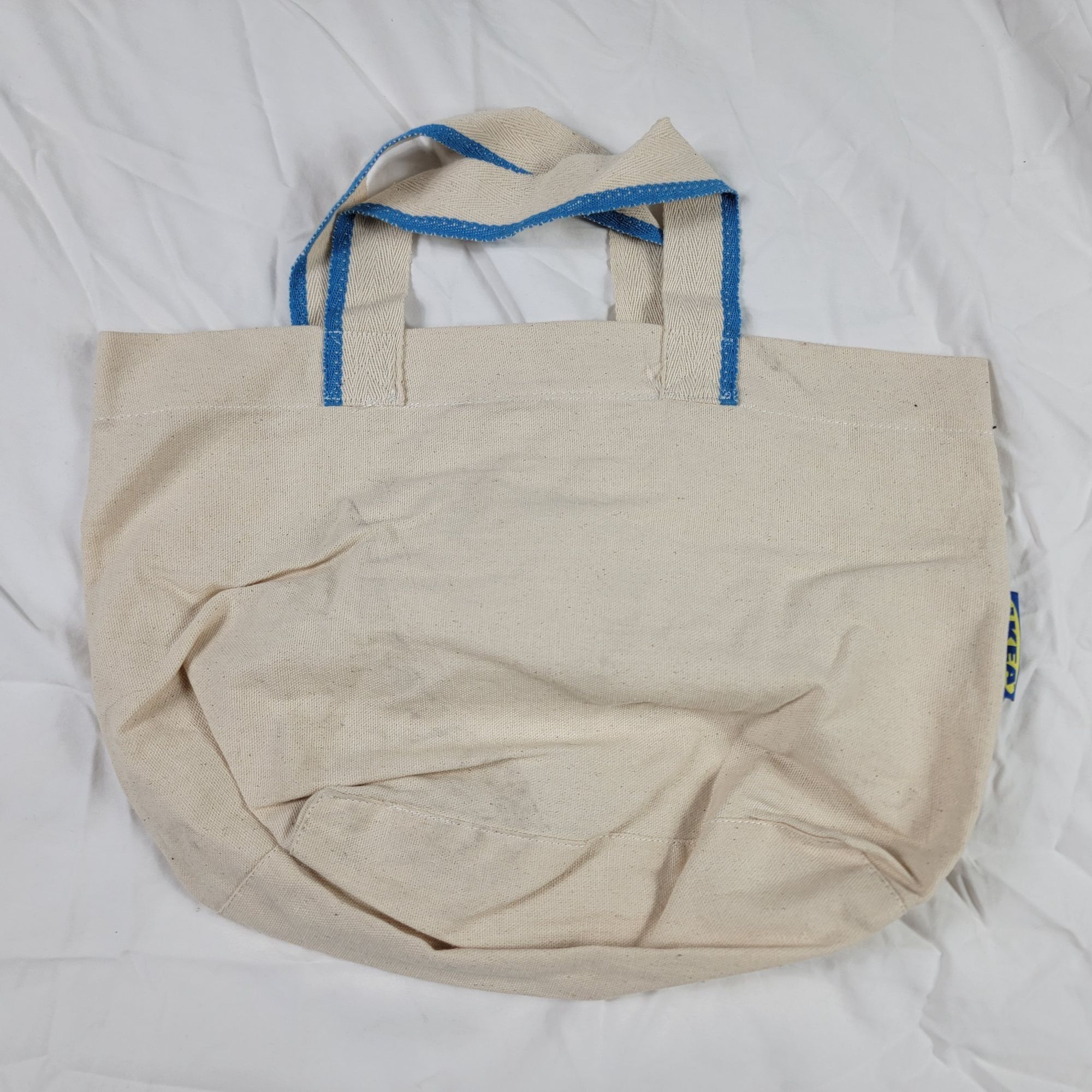Ikea Ikea Spikrak Beige Shopping Bag Tote Travel Casual Storage F Size ONE SIZE - 2 Thumbnail