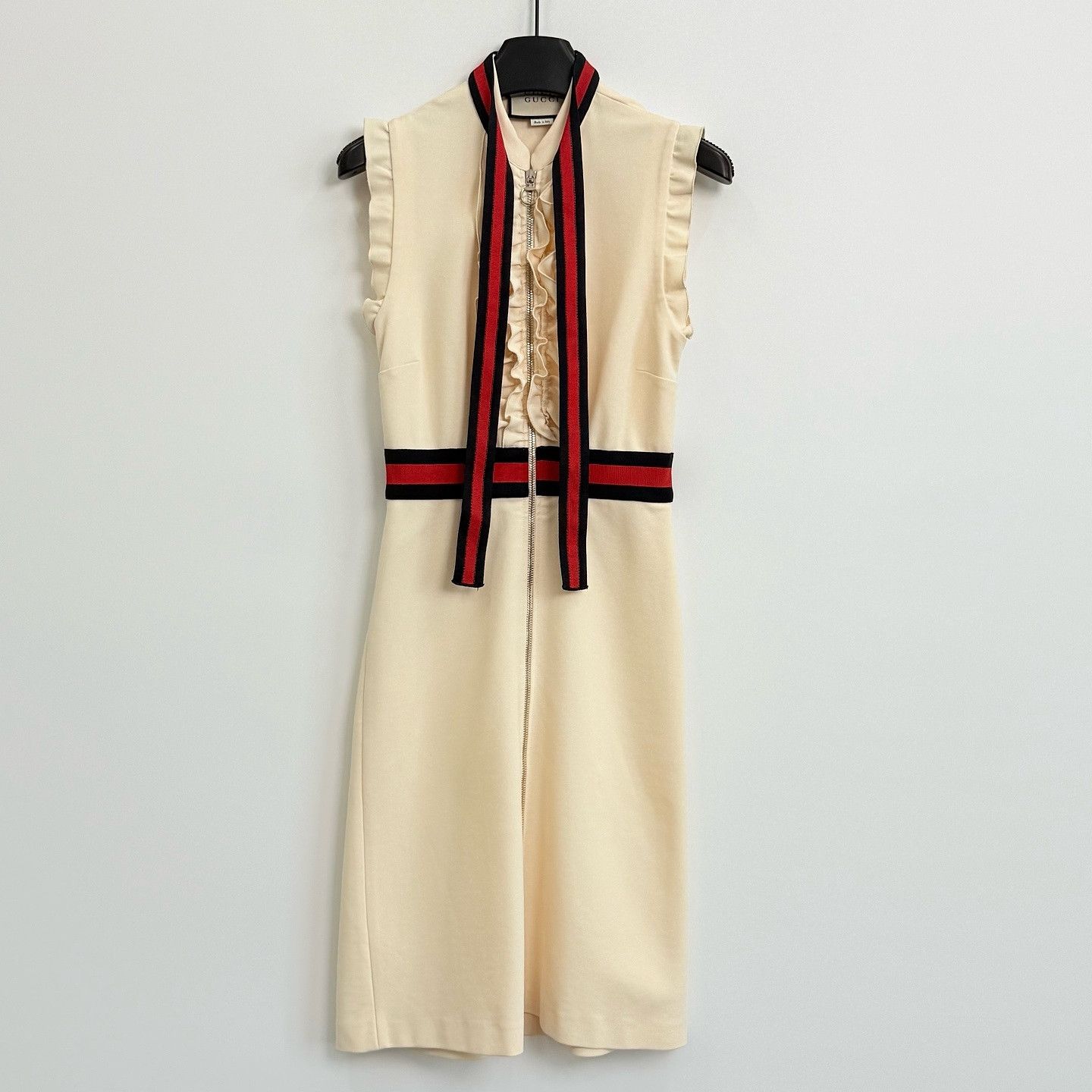 Gucci Gucci Web Trim Sleeveless Dress Size S Size S / US 4 / IT 40 - 1 Thumbnail