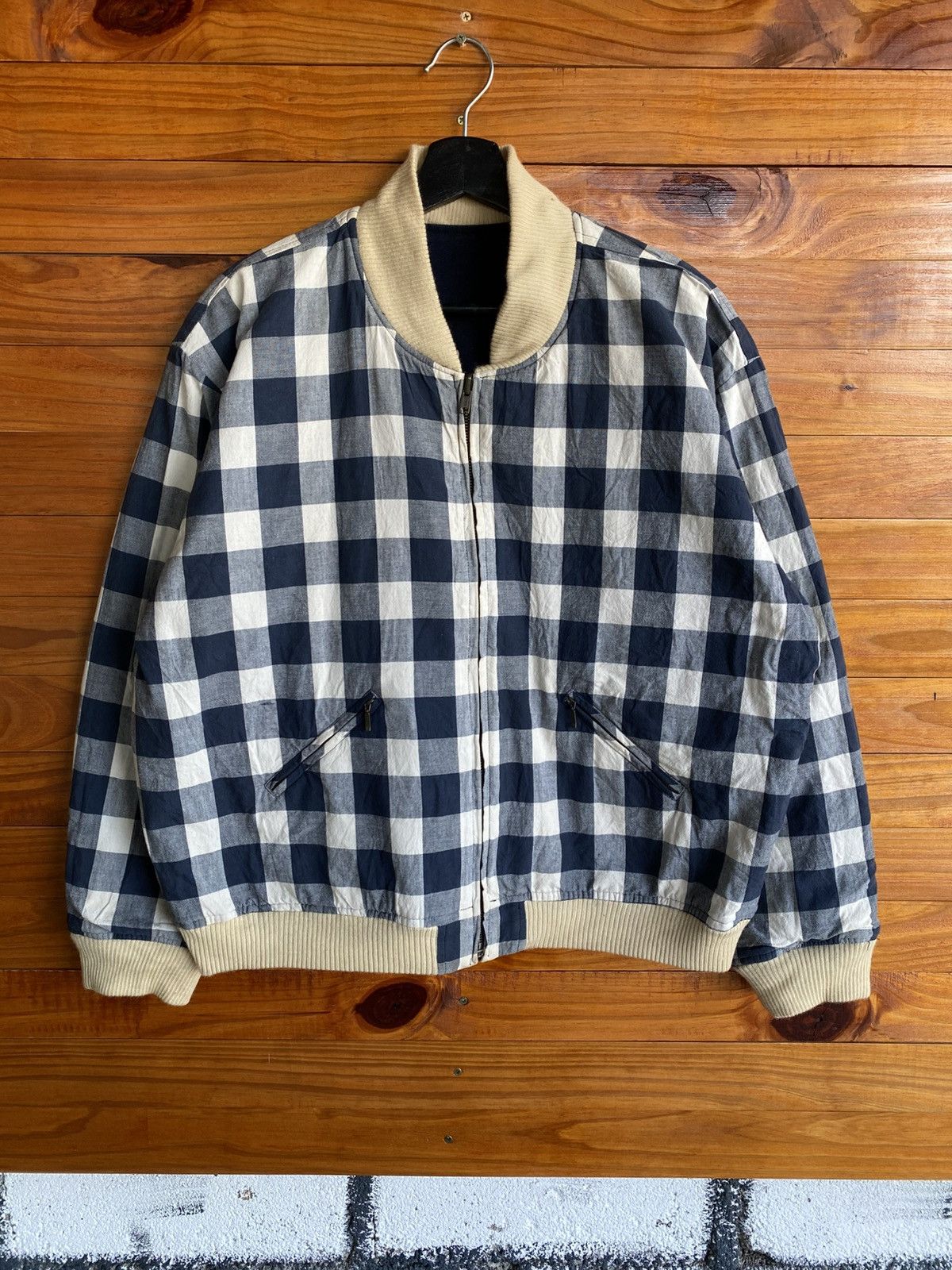 BIGI Vintage Just Bigi Caribbean Reversible Bomber Jacket Size US L / EU 52-54 / 3 - 14 Thumbnail