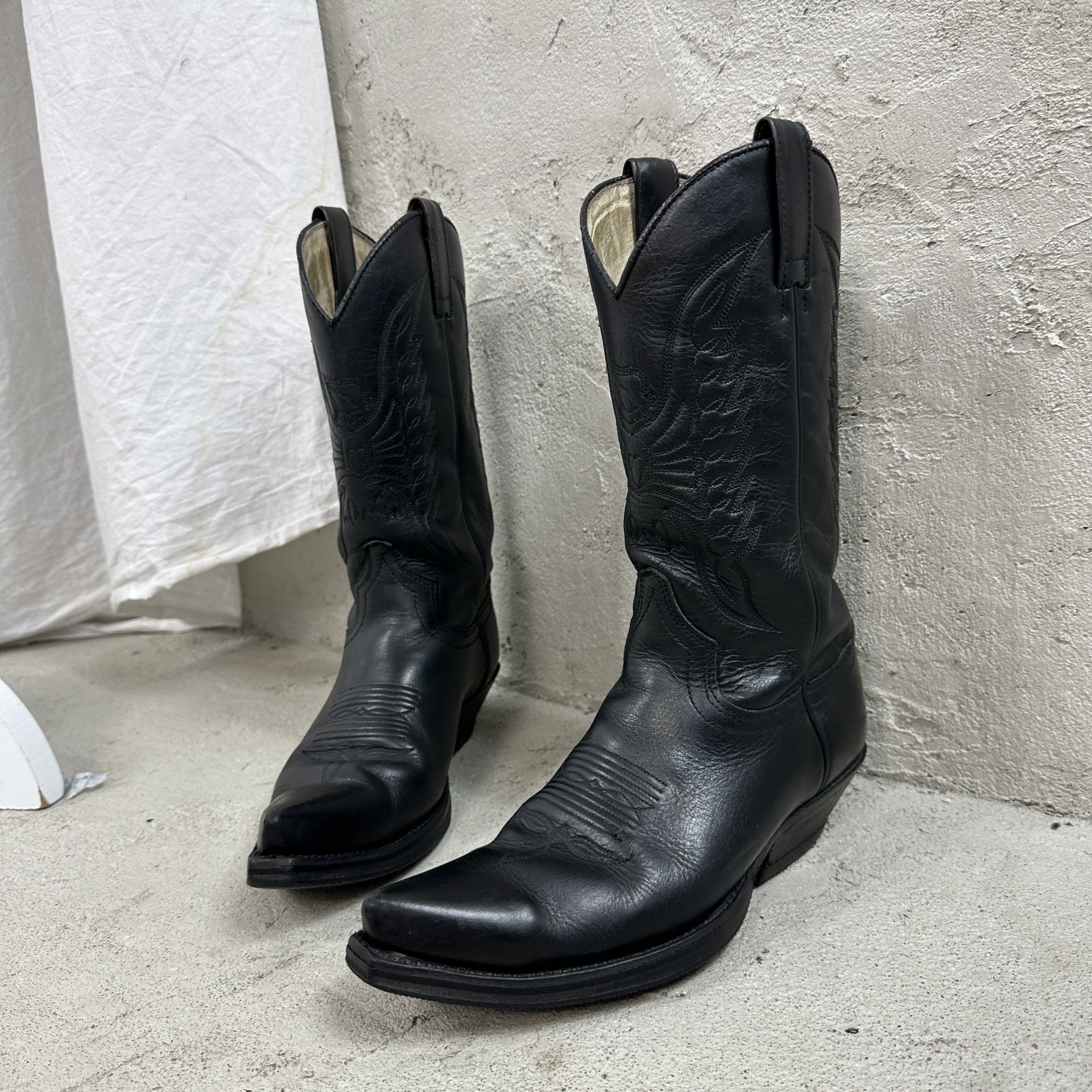 Sendra × Vintage Vintage Embossed Leather Sendra Cowboy Boots Size US 7 / IT 37 - 3 Thumbnail