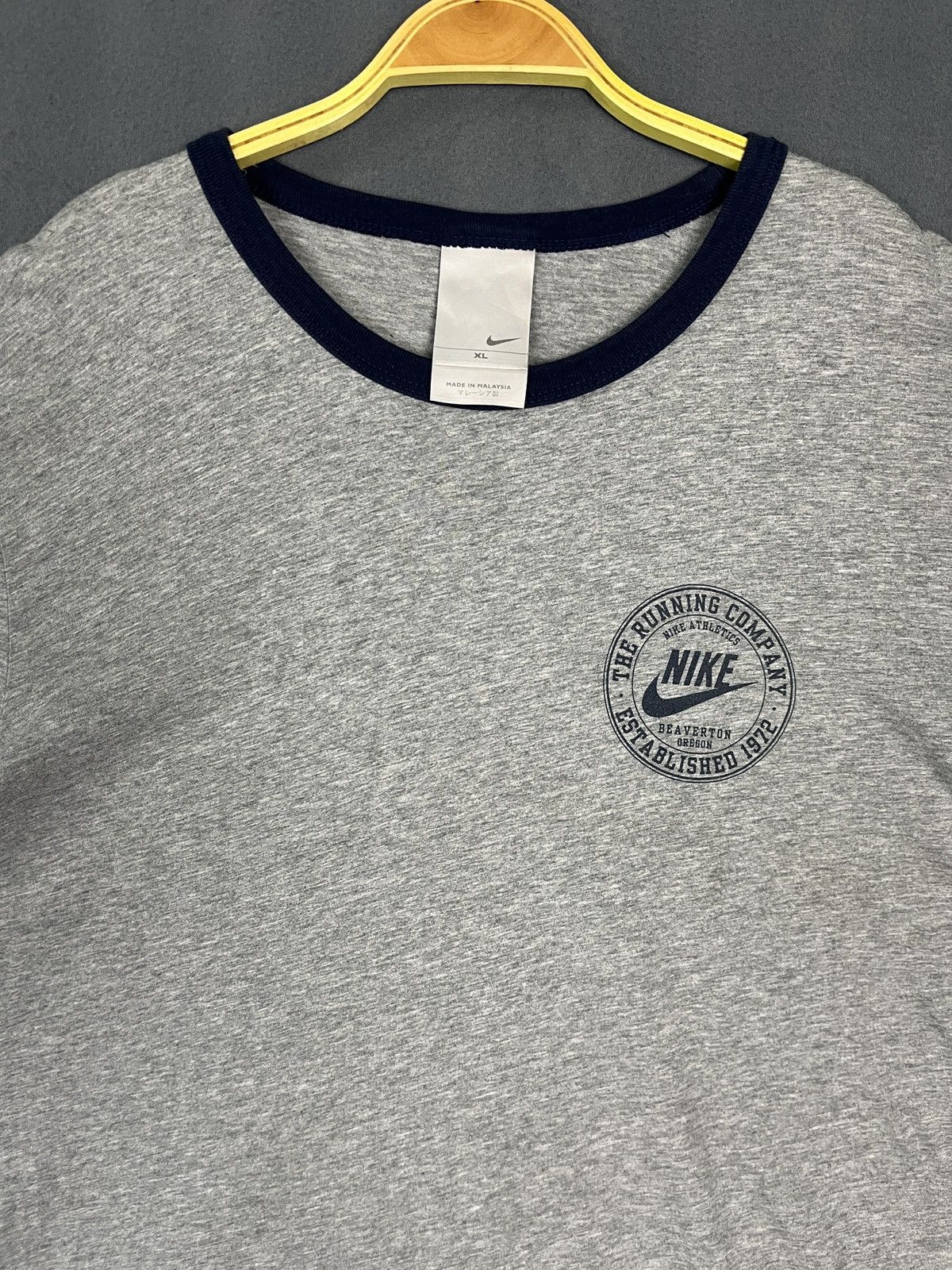 Nike × Vintage Vintage 90s Nike Ringer Tee Size US XL / EU 56 / 4 - 3 Thumbnail