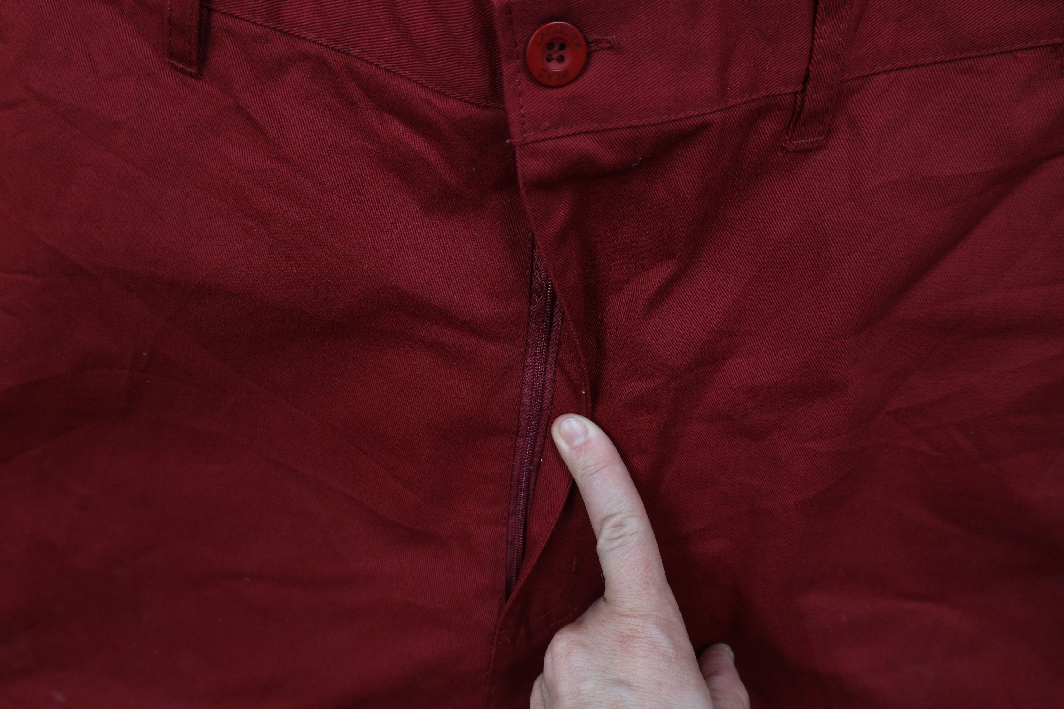 Vintage Vintage 90s Y2K Streetwear Baggy Loose Fit Cargo Shorts Red Size US 36 / EU 52 - 7 Thumbnail