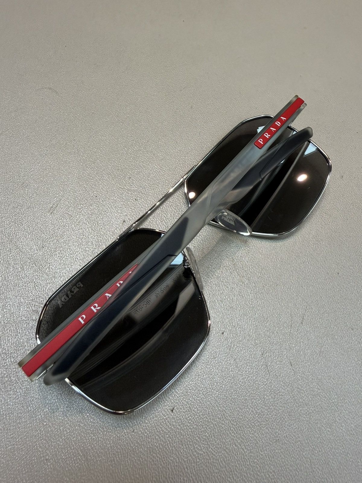 Prada Prada Linea Rossa PS A50S Silver / Grey Size ONE SIZE - 3 Thumbnail