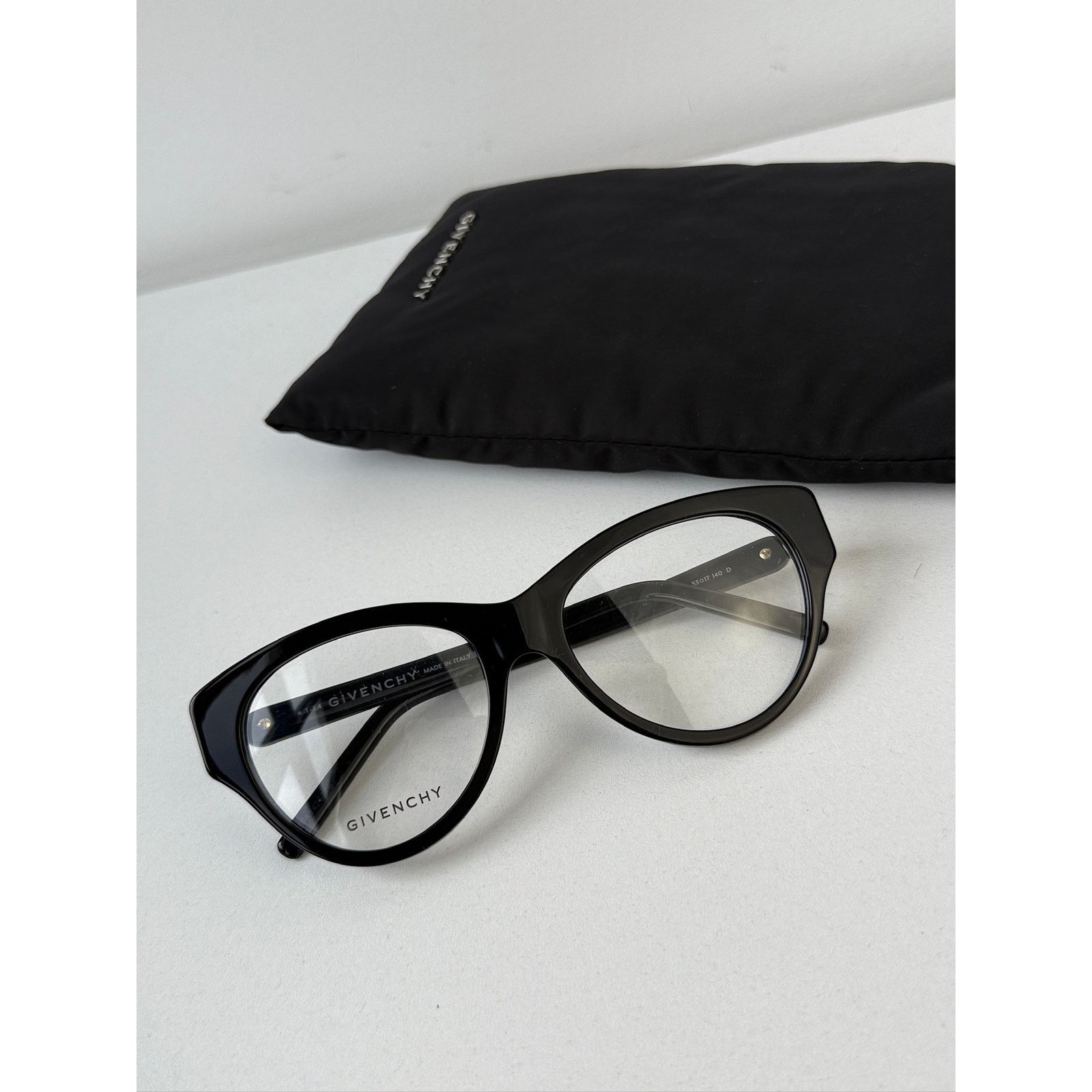 Givenchy NEW Givenchy GV50048I Cat Eye Pearl Black Crystal Frames Size ONE SIZE - 3 Thumbnail