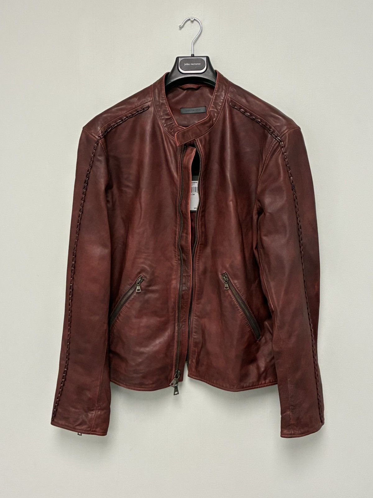 John Varvatos Reynolds racer jacket Size EU 54 USA 44 Size US L / EU 52-54 / 3 - 12 Thumbnail