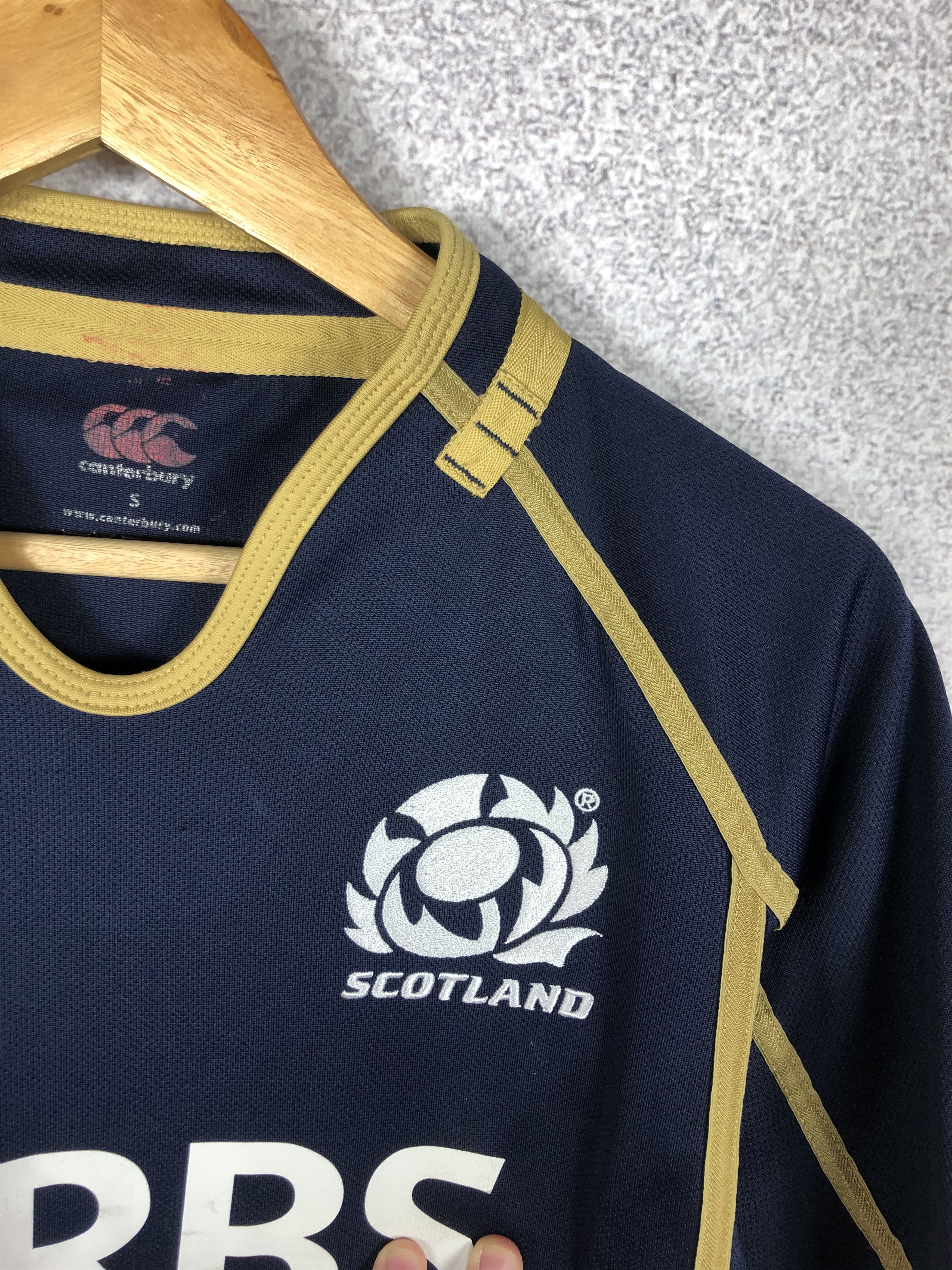 Vintage Vintage Scotland National Team Rugby Shirt Jersey Canterbury Size US S / EU 44-46 / 1 - 3 Thumbnail