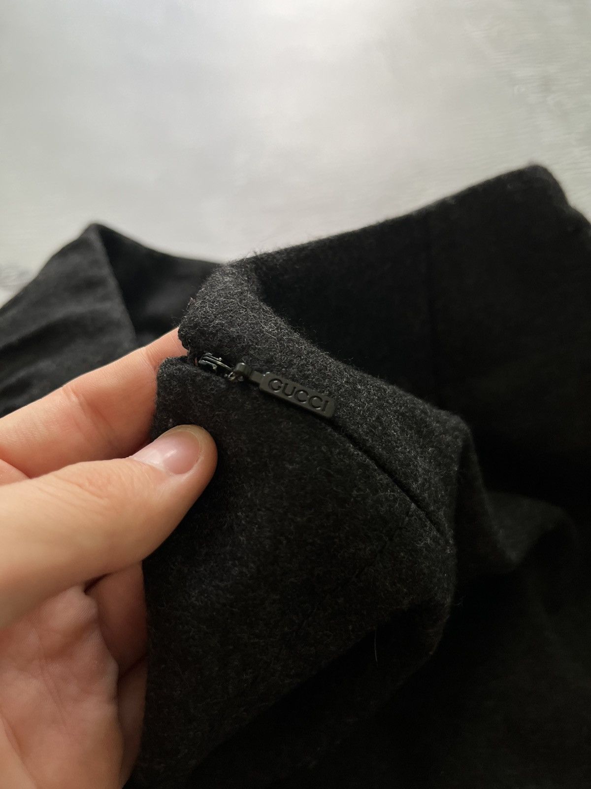Gucci Gucci x Tom Ford Vintage Midi Skirt Cashmere Wool Size 27" / US 4 / IT 40 - 8 Thumbnail