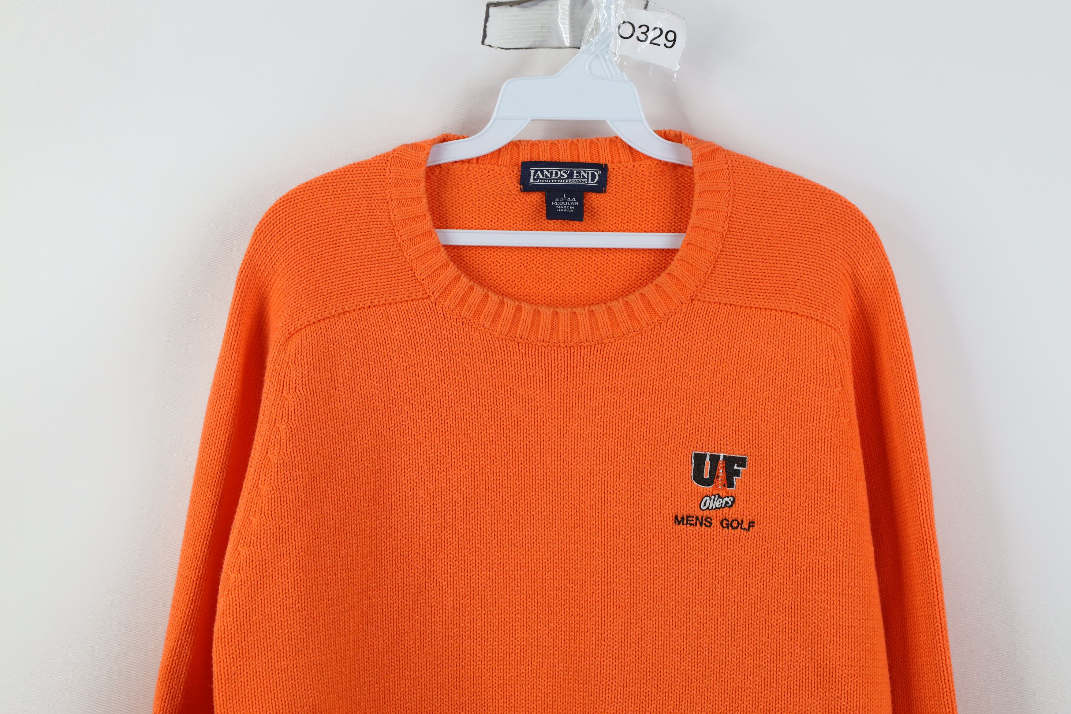 Lands' End Vintage 90s Lands End University of Findlay Golf Sweater Size US L / EU 52-54 / 3 - 2 Thumbnail