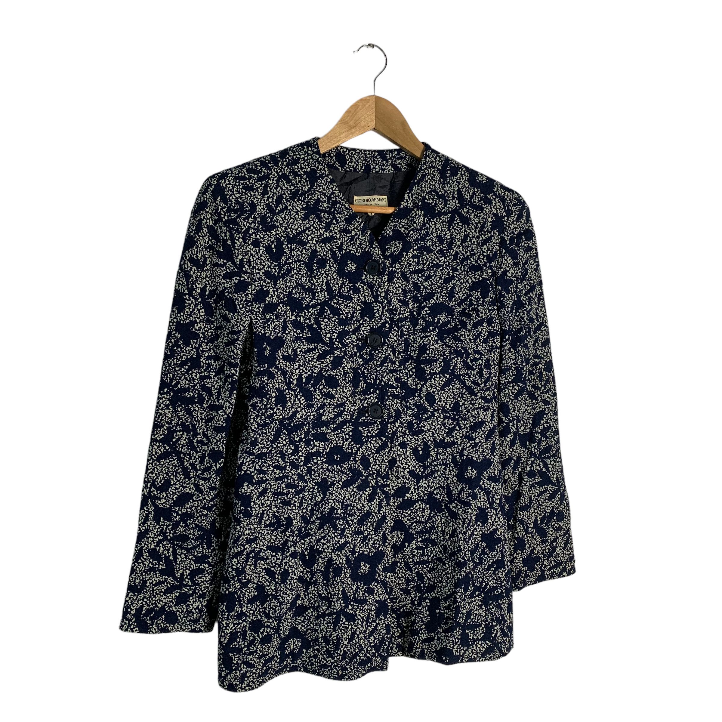 Giorgio Armani Giorgio Armani Flower Design Jacket Size M / US 6-8 / IT 42-44 - 3 Thumbnail