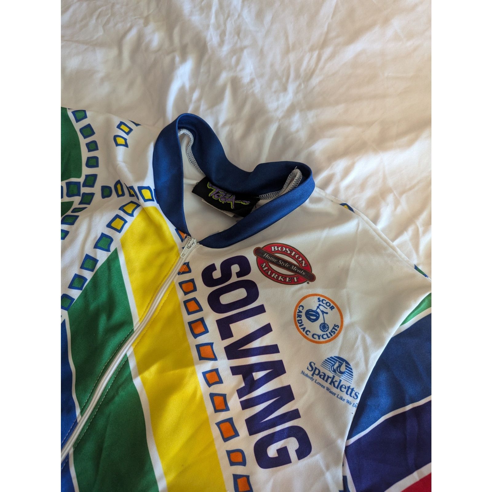 Toga Vtg Toga Solvang Century Santa Maria 1993 Cycling Jersey Med Size US L / EU 52-54 / 3 - 3 Thumbnail