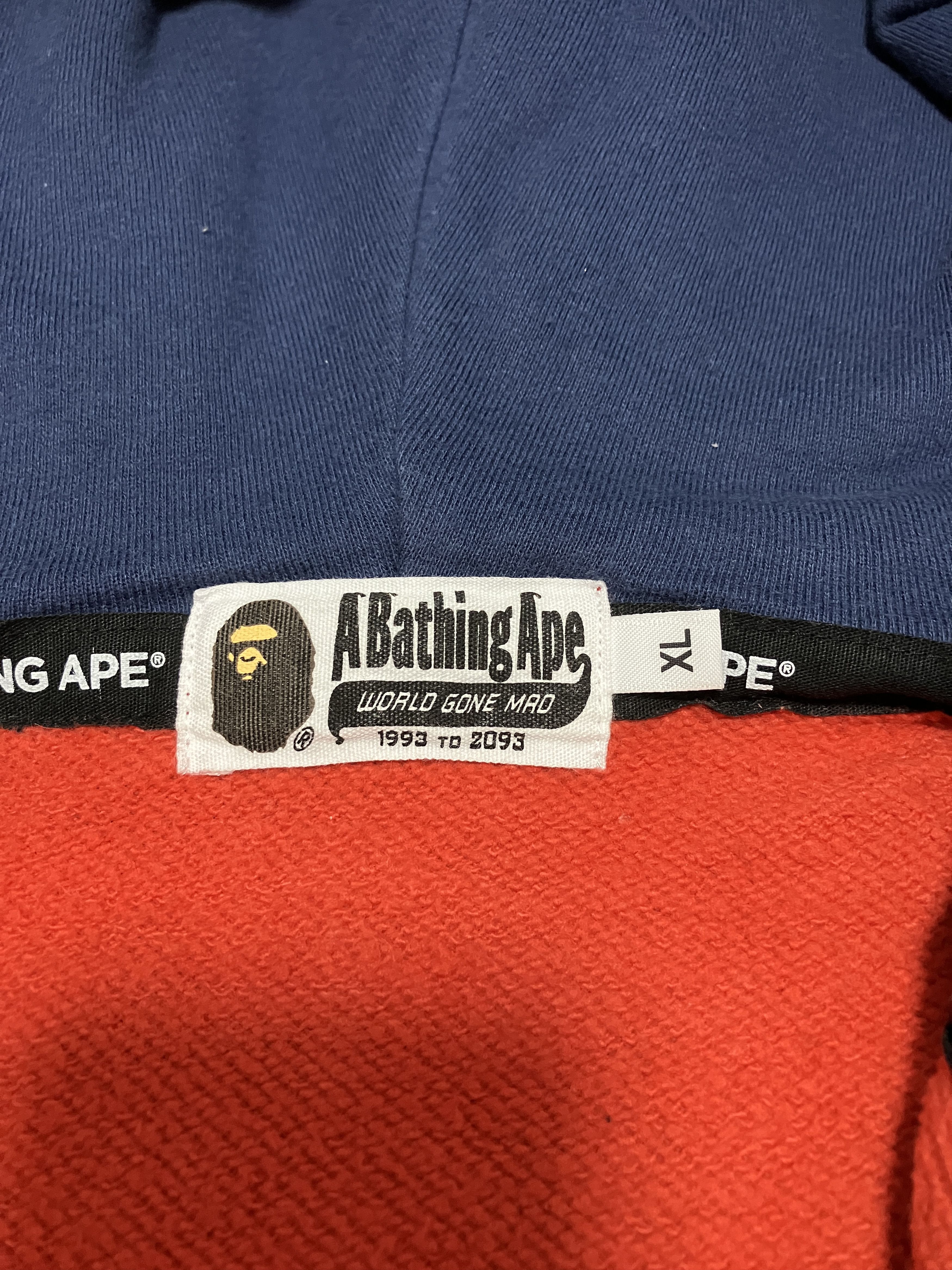 Bape Bape Color Camo Tiger Shark Wide Full Zip Double Hoodie Size US XL / EU 56 / 4 - 7 Thumbnail