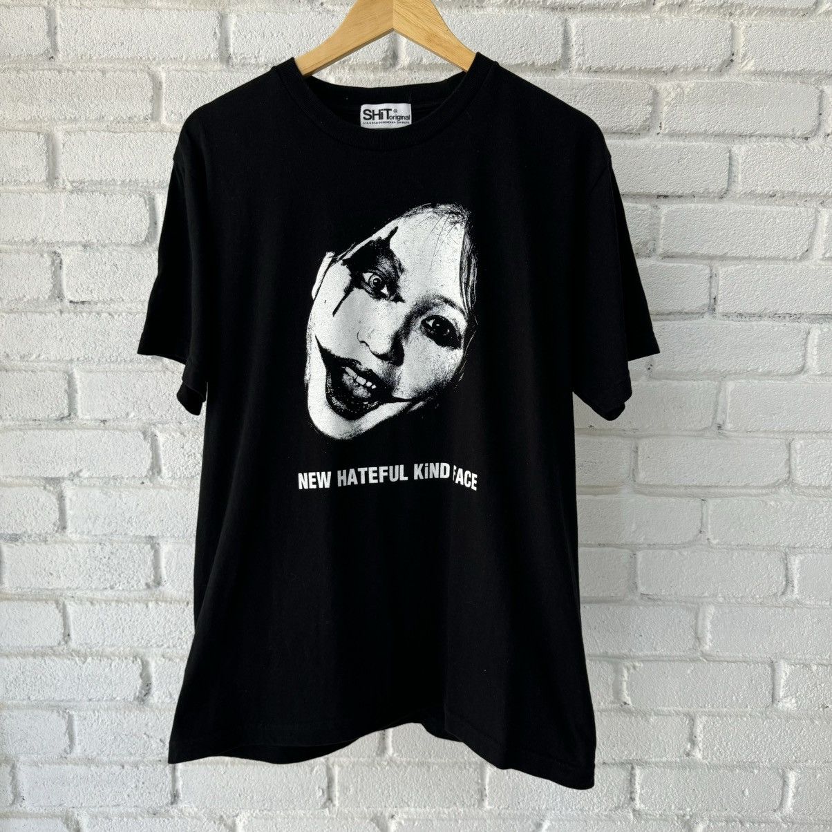 Japanese Brand New Hateful Kind Face Tee Size US L / EU 52-54 / 3 - 1 Thumbnail