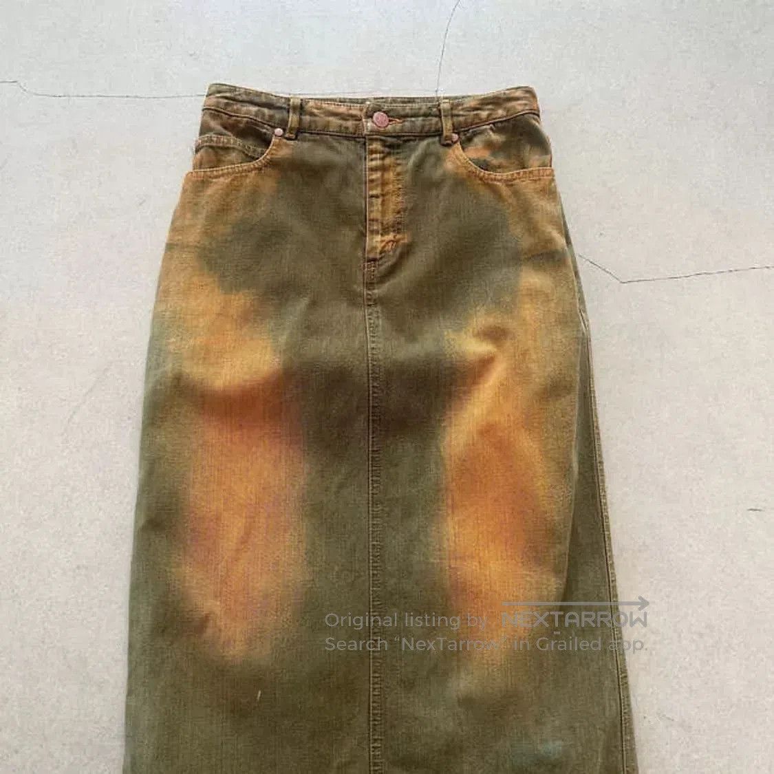 Jean Paul Gaultier Jean Paul Gaultier Sunset Denim Skirt. Size 34" / US 12 / IT 48 - 4 Thumbnail