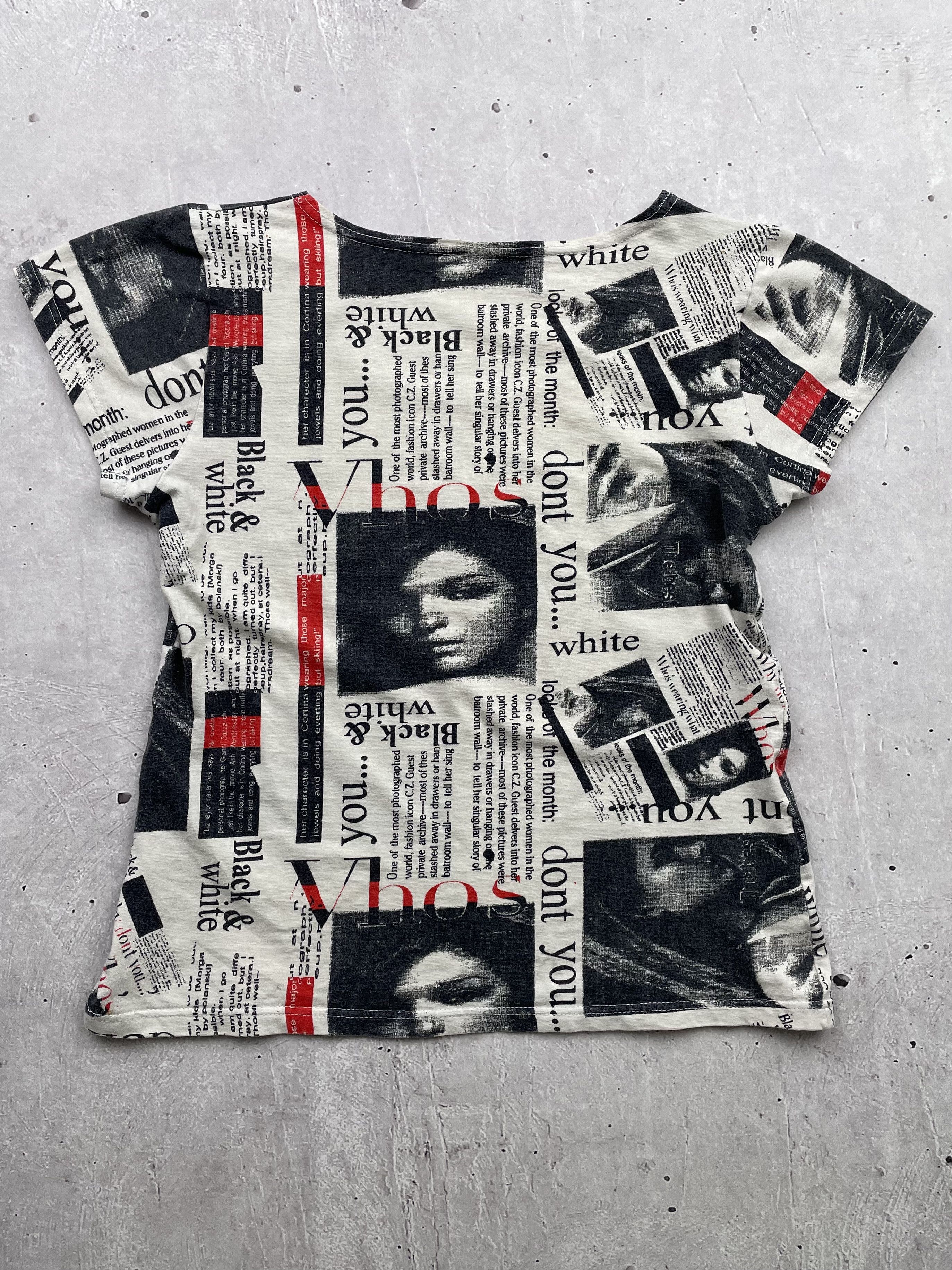 Japanese Brand × Vintage Vintage Printed Tee Size S / US 4 / IT 40 - 4 Thumbnail