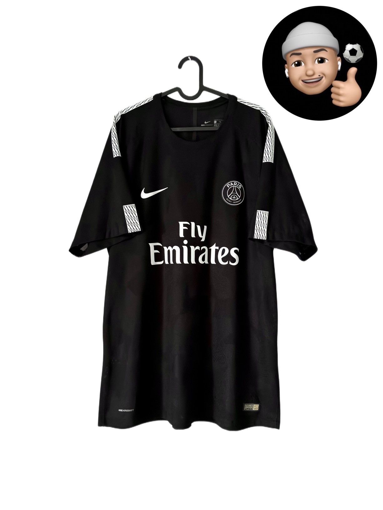 Nike 2017 2018 PSG Paris Player Issue Nike Away Kit Soccer Jersey | Grailed
