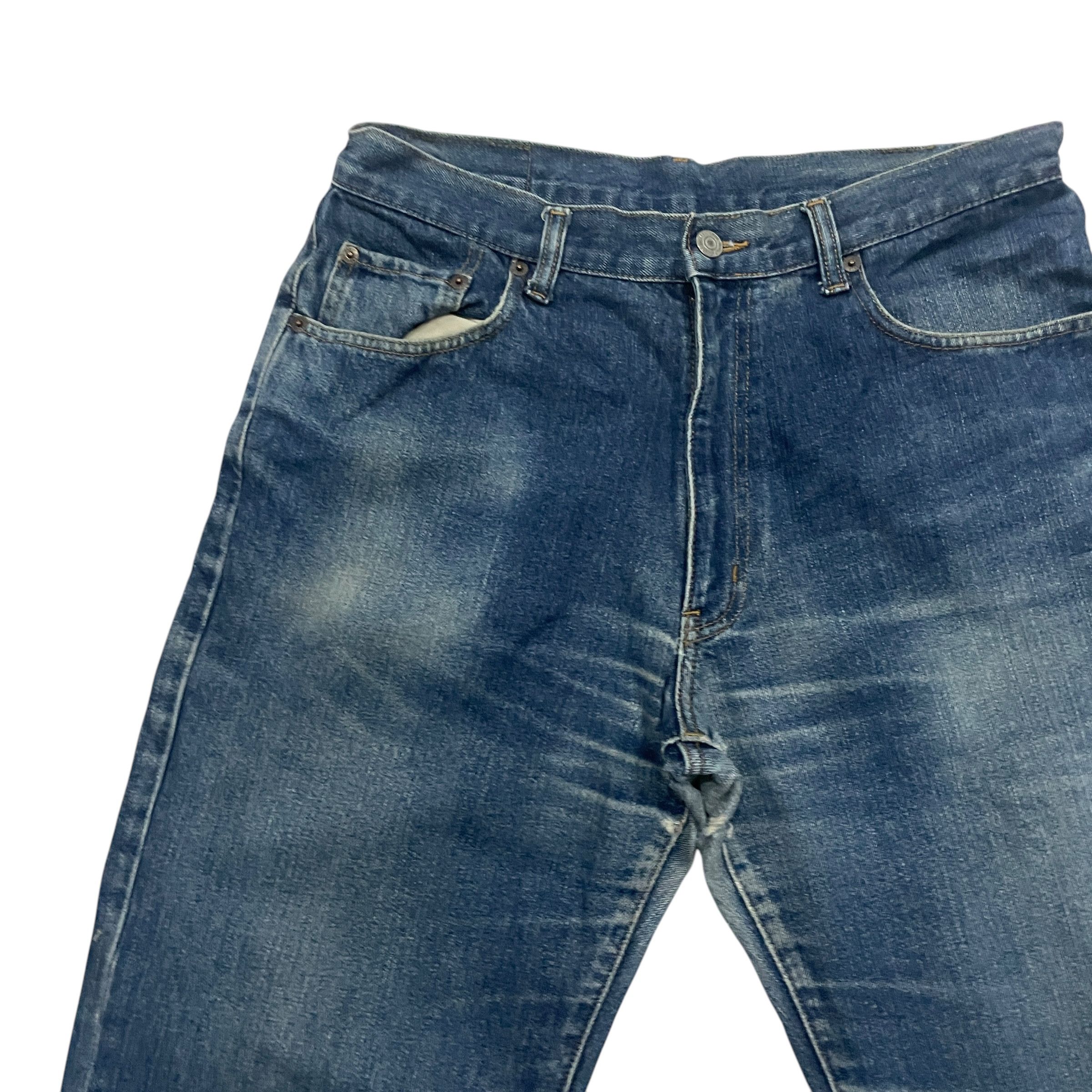 Warehouse Vintage Warehouse Japan Distressed Denim Jeans Size US 32 / EU 48 - 4 Thumbnail