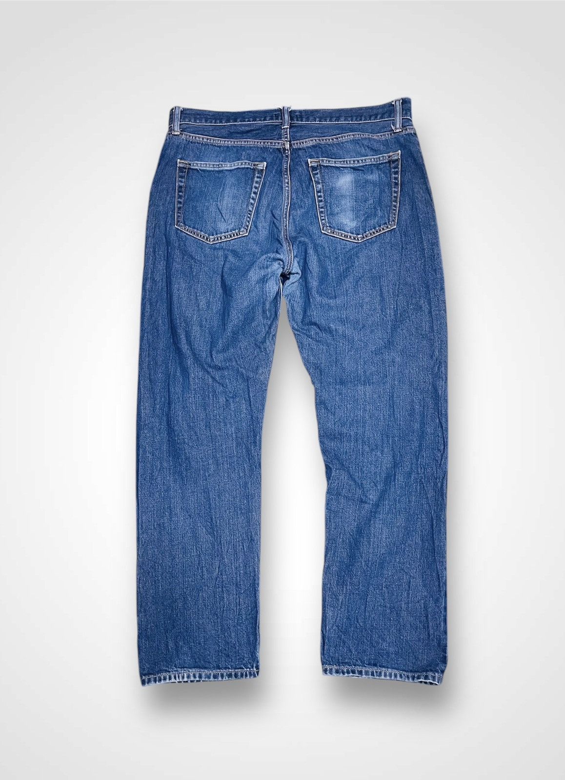 Japanese Brand × Uniqlo Uniqlo Selvedge Distressed Jeans (15) Size US 36 / EU 52 - 2 Thumbnail