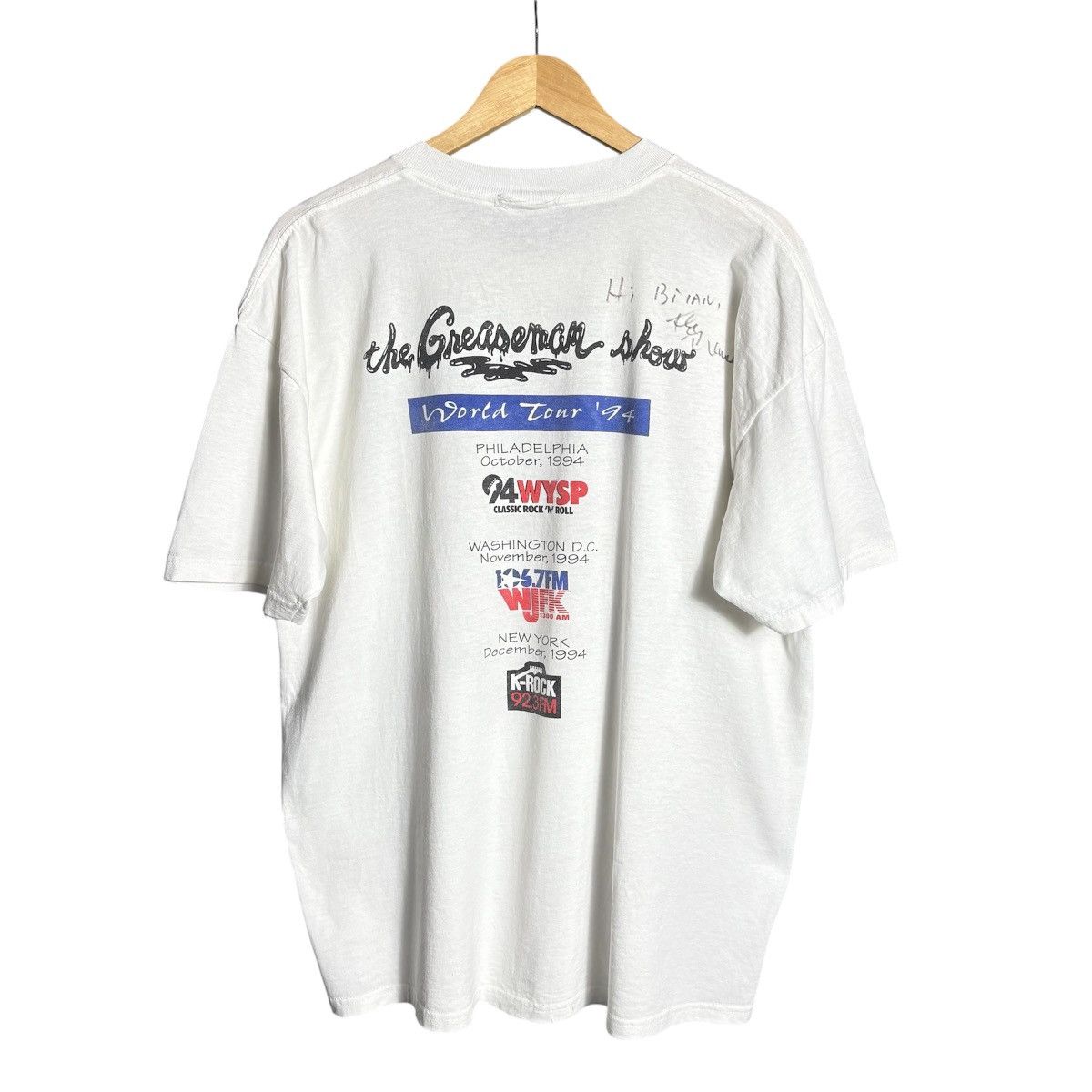 Vintage Vintage 90s The Greaseman Radio Schweet Graphic T-Shirt / NY Size US XL / EU 56 / 4 - 2 Thumbnail