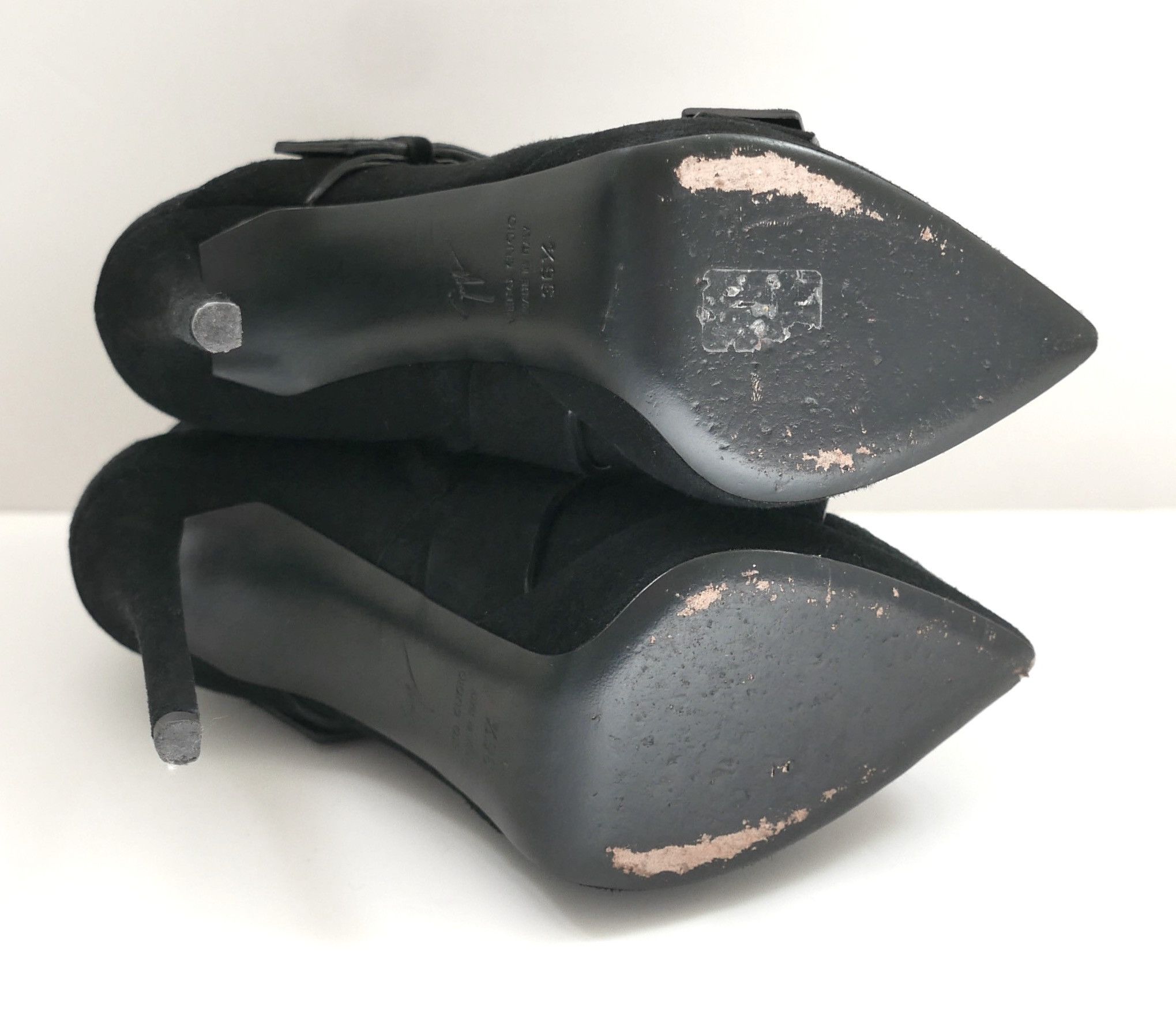 Giuseppe Zanotti Giuseppe Zanotti Emy Buckle Detail Platform Ankle Boots Size US 6.5 / IT 36.5 - 6 Thumbnail