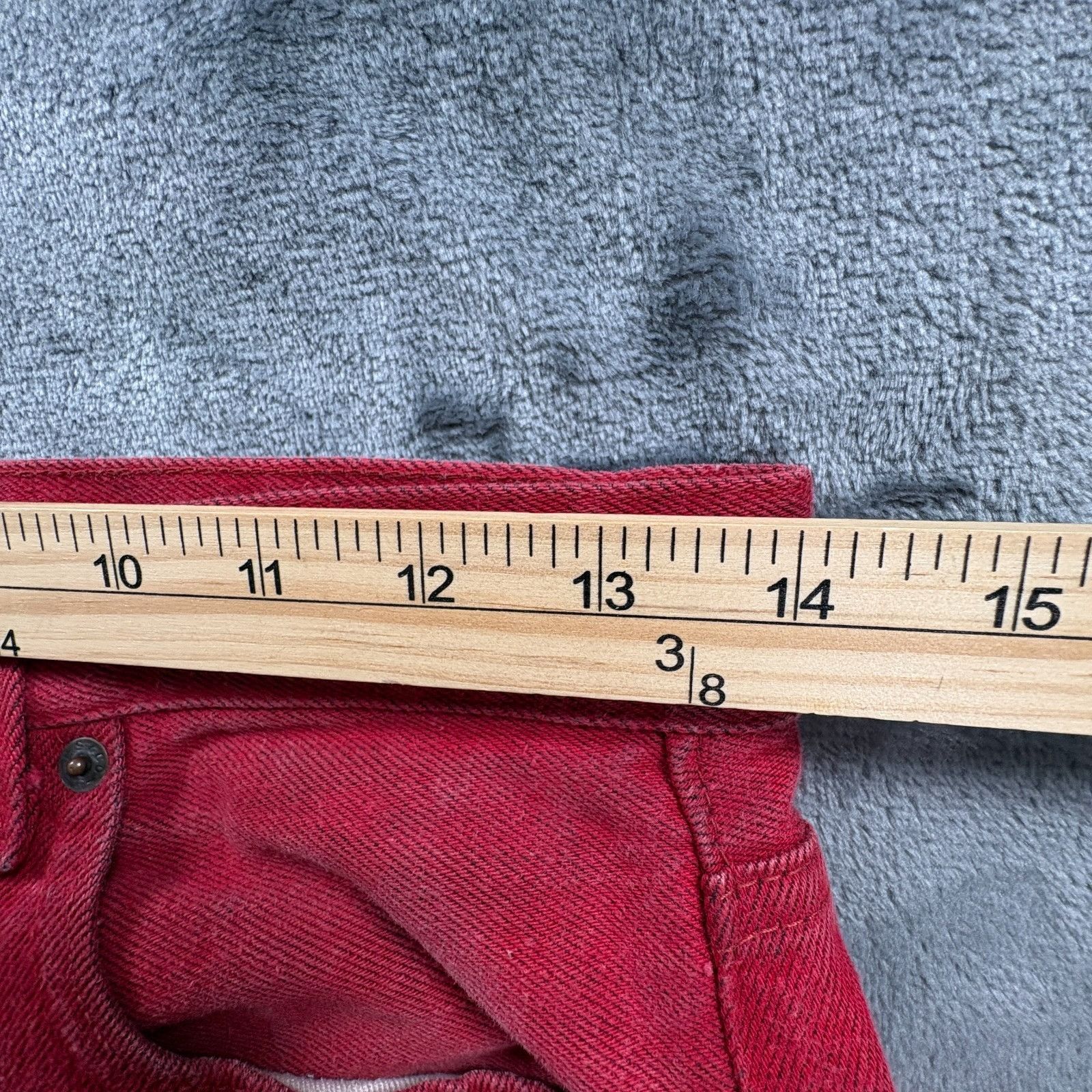 Levi's 1983 Vintage Levi’s 501 Distressed Selvedge Red USA Made Den Size US 28 / EU 44 - 19 Thumbnail