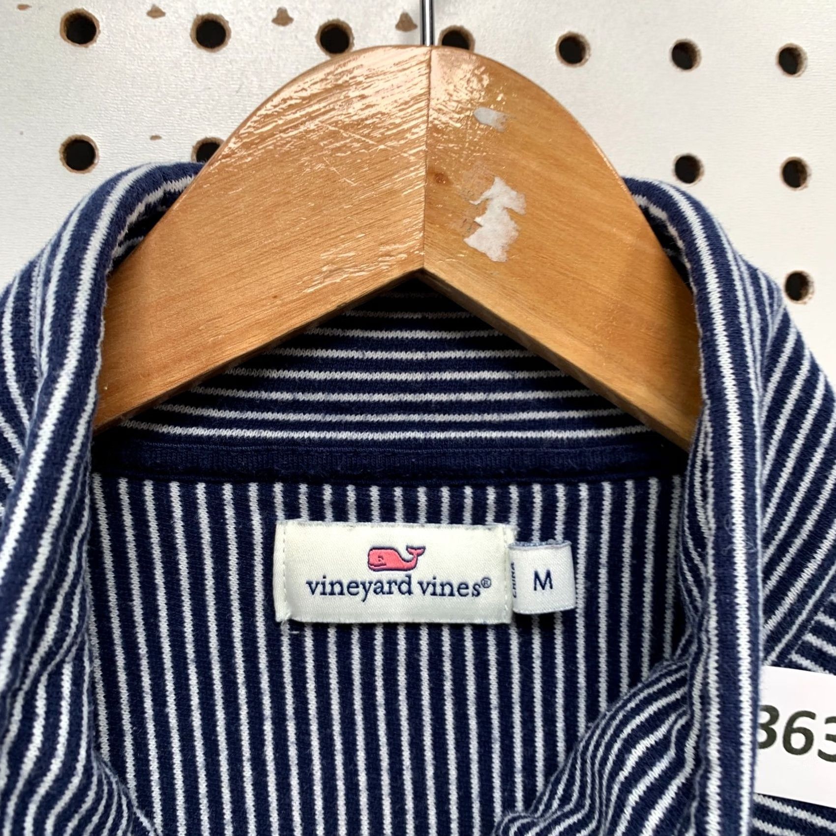 Vineyard Vines Vineyard Vines Sweater Womens Medium Blue White Striped 1/4 Button Size M / US 6-8 / IT 42-44 - 5 Thumbnail