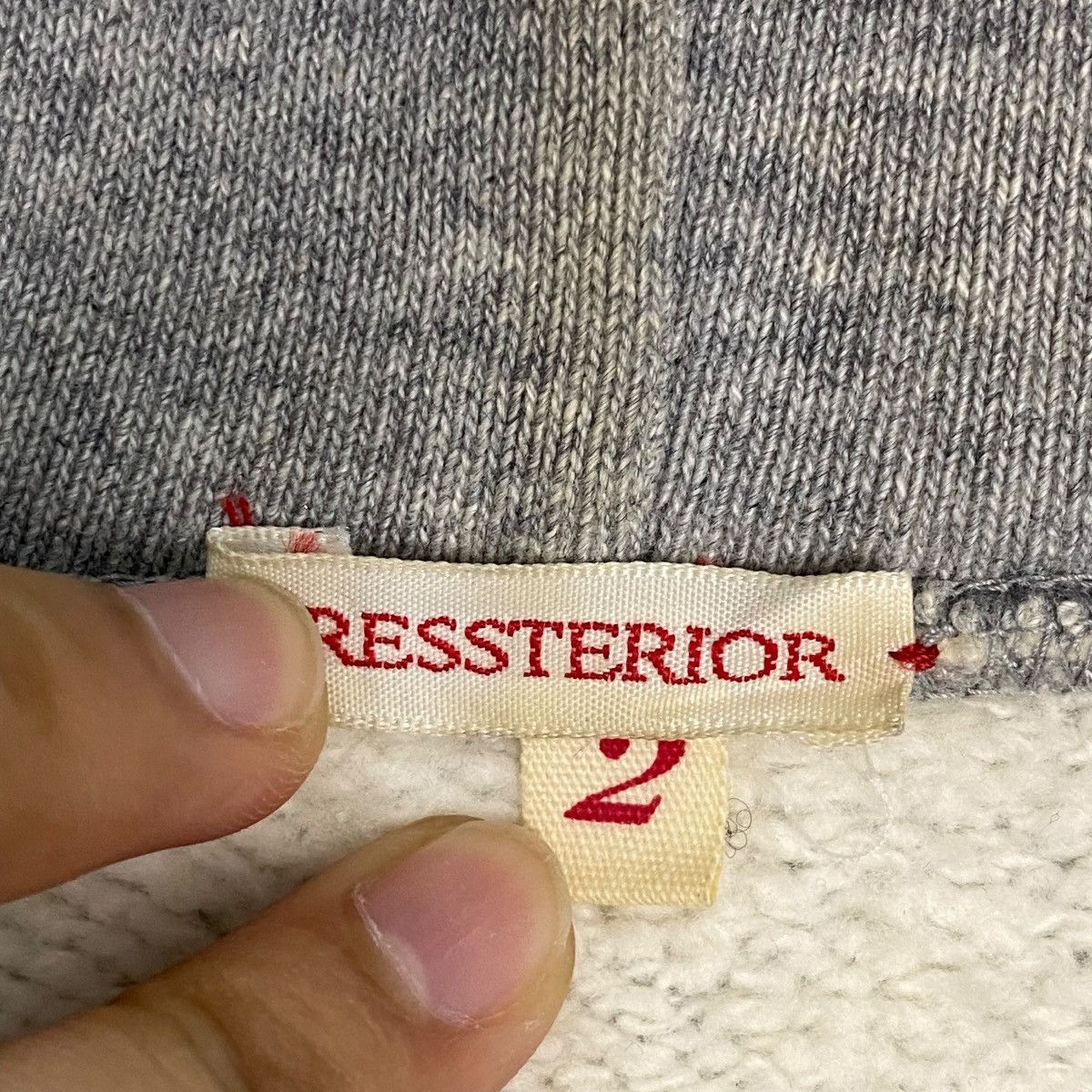 Other Vintage Dressterior Japan Full Zip Hoodie Sweater Grey SizeS Size US S / EU 44-46 / 1 - 6 Thumbnail