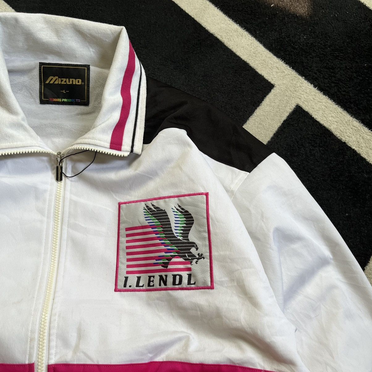 Mizuno Rare🔥Mizuno x Ivan Lendl Vintage Tennis Jacket — 1980s Size US L / EU 52-54 / 3 - 4 Thumbnail