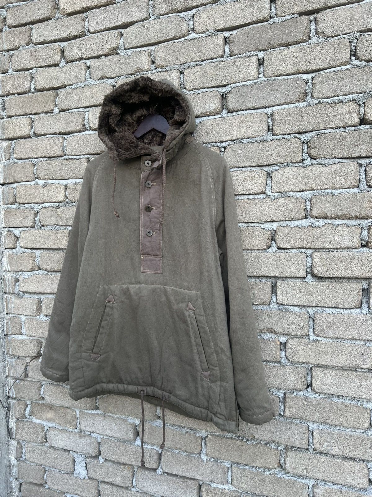 Beams Japan Beams Japan Thermal Insulation Fleece Lined Jacket Hoodie Size US L / EU 52-54 / 3 - 4 Thumbnail