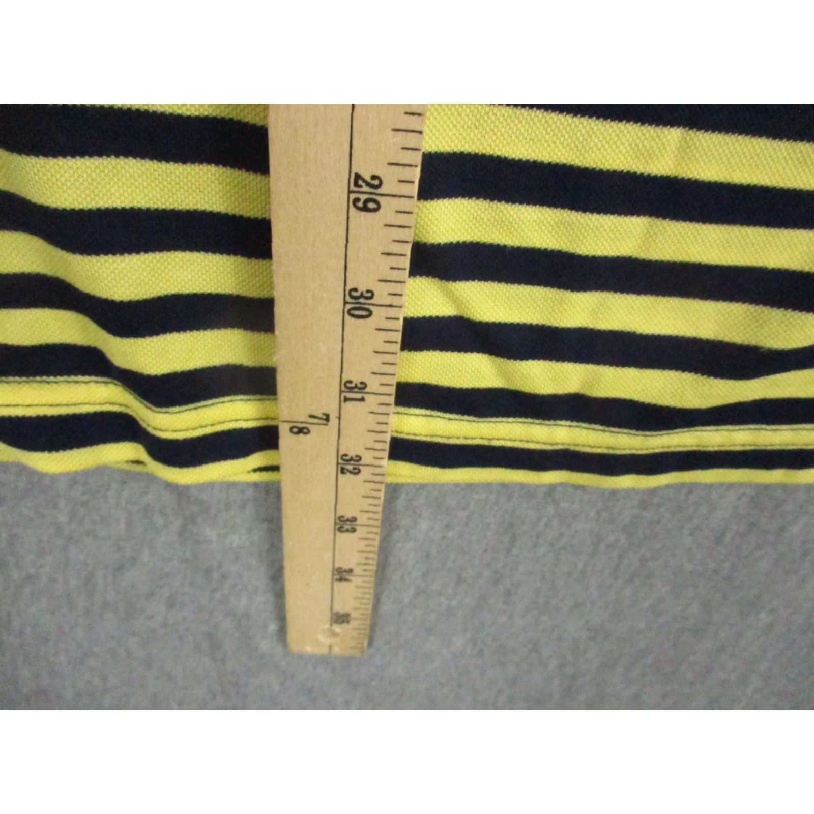 Vintage VINTAGE Masters Collection Polo Shirt XL Men Golf Yellow Stripe Pima Cotton Size US XL / EU 56 / 4 - 7 Thumbnail