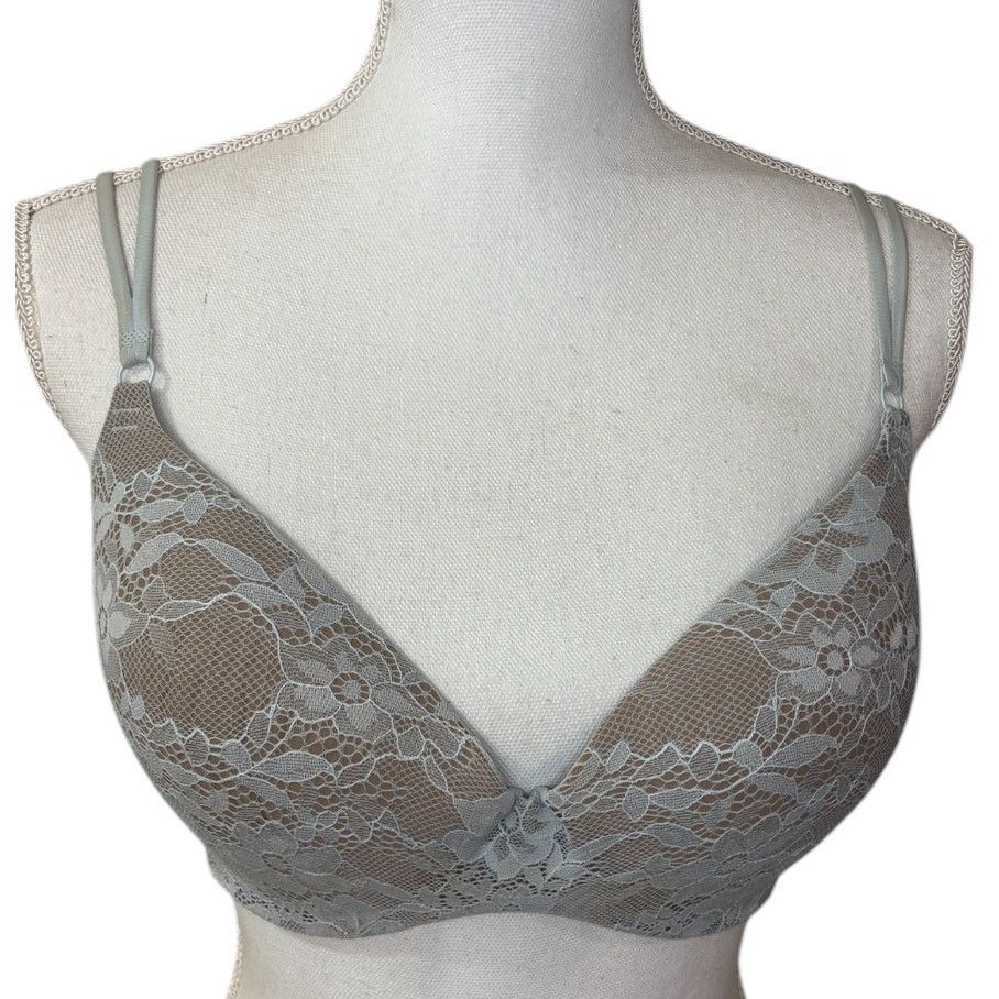 Victoria's Secret Victoria's Secret Bra Women 34DD Teal Underwire Sexy Angels Size ONE SIZE - 1 Thumbnail