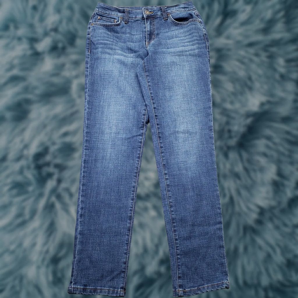 Vintage INC International Concepts Jeans Womens 2/26 Blue Denim Mid-Rise Straight Leg Denim Jeans Women 2/26 Blue Denim Mid-Rise Mens? Size 26" / US 2 / IT 38 - 1 Thumbnail