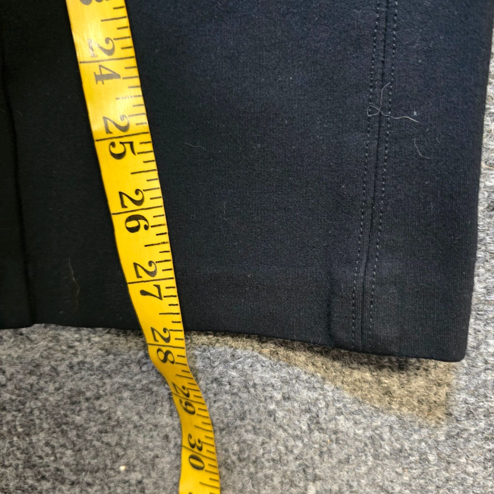 Spanx Spanx Womens Slim High Rise Black Ponte Jeans Pants - Size L - Stretch Skinny Regular Inseam 27.5 in - City Hipster Style Size 36" / US 14 / IT 50 - 7 Thumbnail