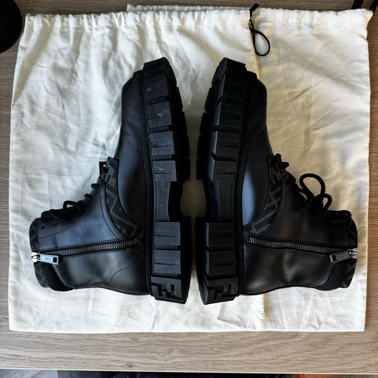 Fendi Fendi Force Lace-Up Boot ‘Black’ Size US 10 / EU 43 - 2 Thumbnail