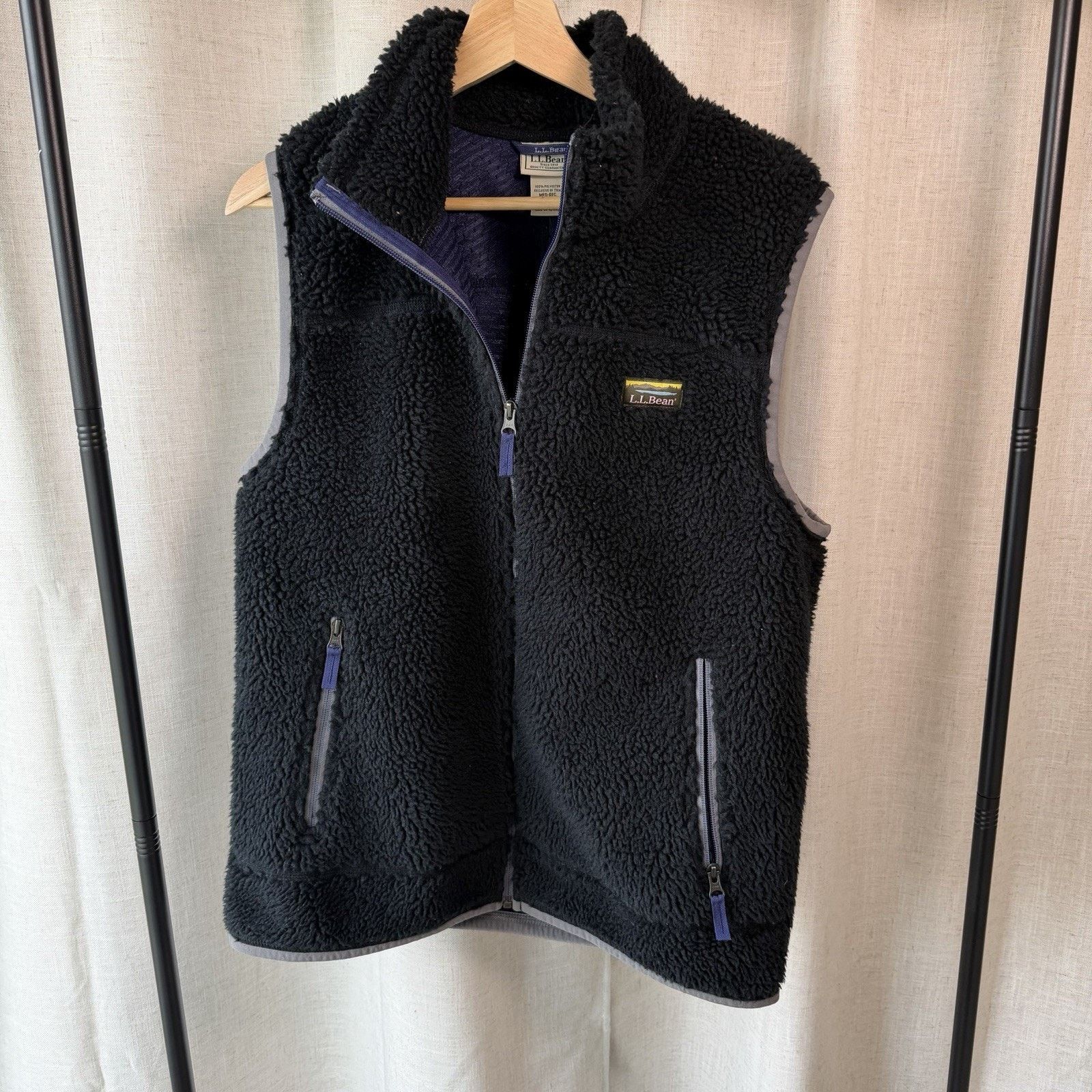 L.L. Bean L.L.Bean Mountain Classic Sherpa Fleece Vest Black M Outdoor Size US M / EU 48-50 / 2 - 1 Thumbnail