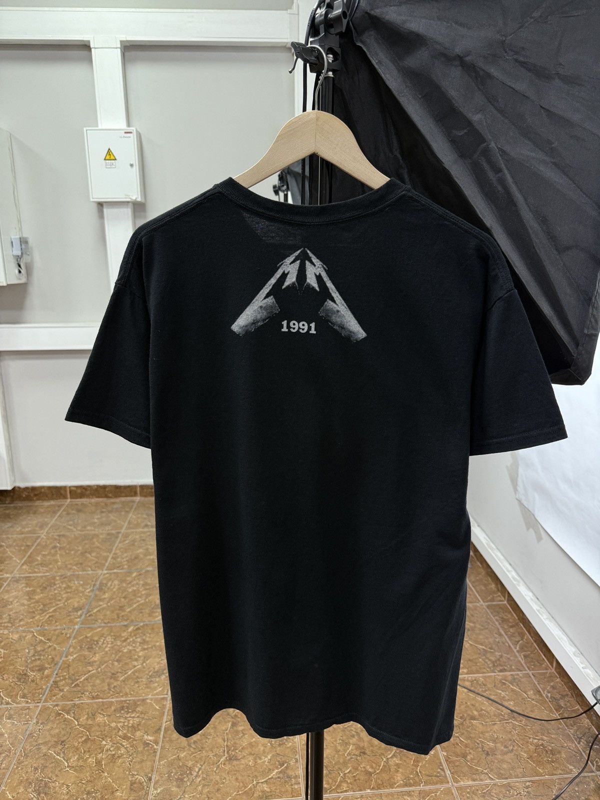 Metallica 🇺🇸 Vintage Metallica The Black Album Rock Bend T-Shirt Rare Size US L / EU 52-54 / 3 - 2 Thumbnail