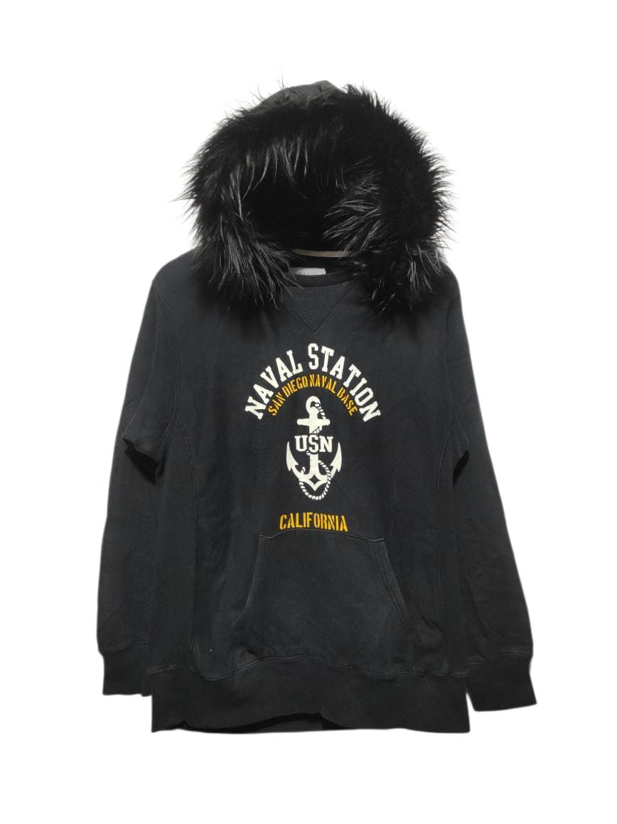 If Six Was Nine Naval Station California USN fur hoodie Size US M / EU 48-50 / 2 - 2 Thumbnail
