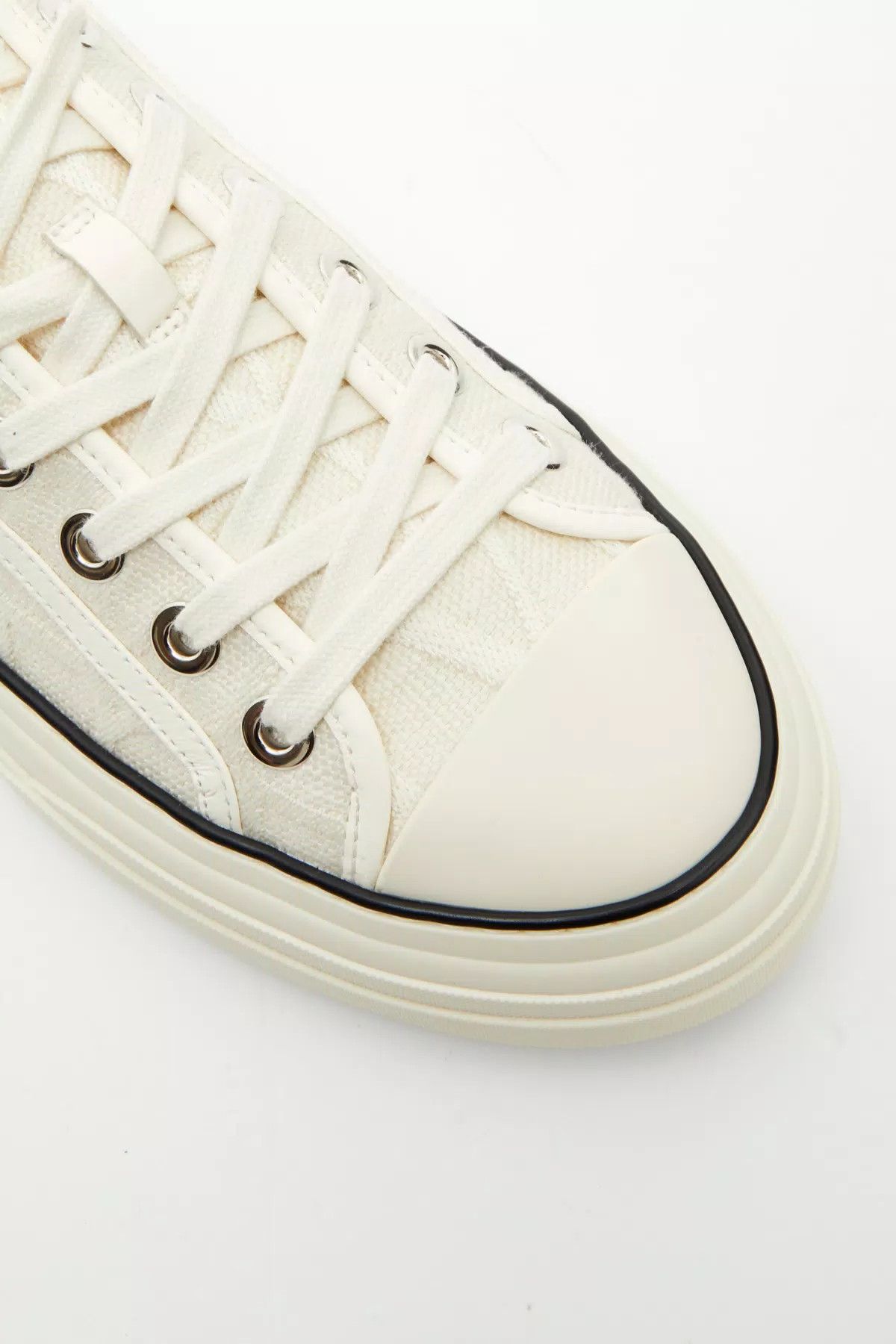 Valentino oc11z0625 Toile Iconographe Low-Top Sneaker in White Size US 10 / EU 43 - 2 Thumbnail