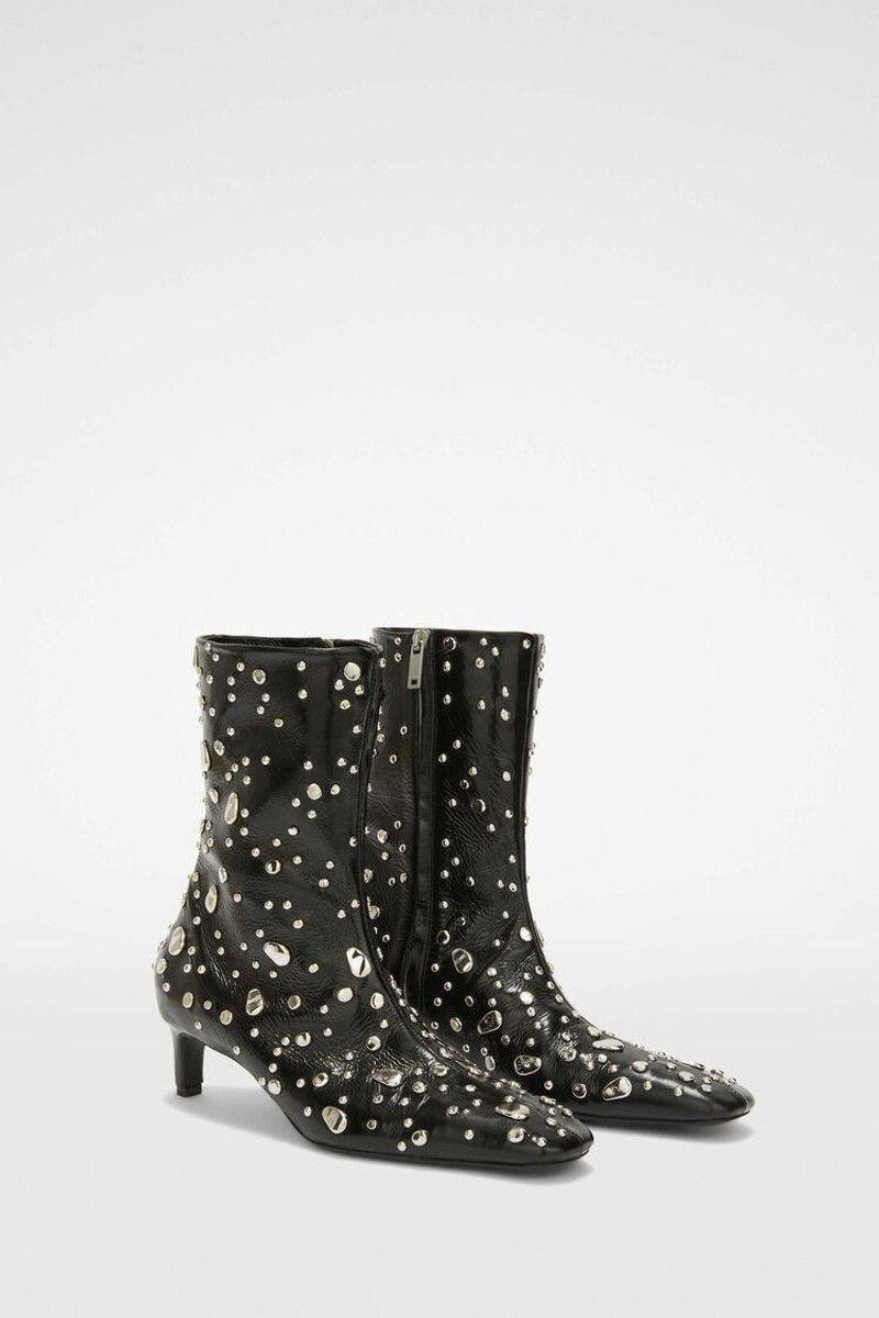 Jil Sander o1loc1c0426 Ankle Boots in Black Size US 6 / IT 36 - 4 Thumbnail